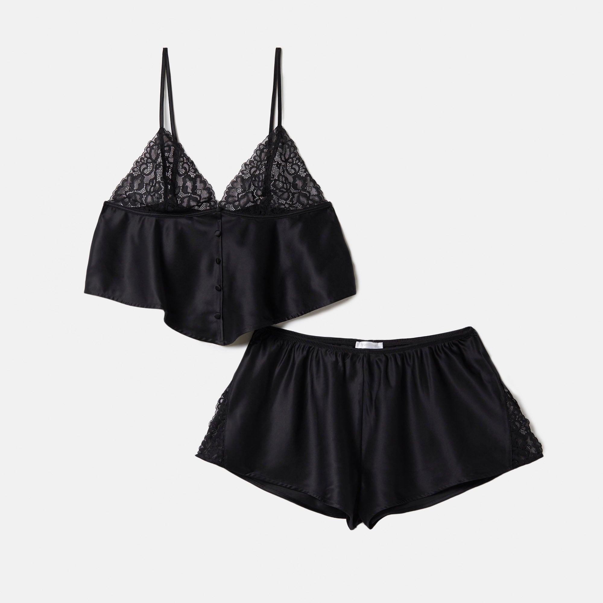 Black Cami Set - BEVAVA