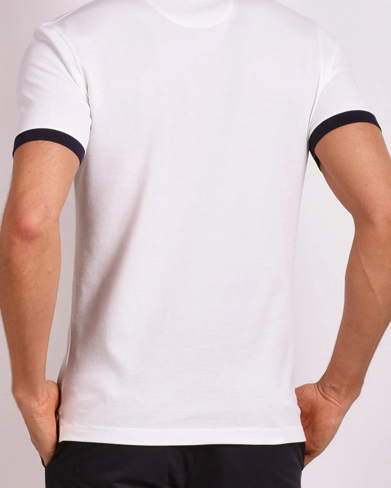 White Polo Manches Courtes - BEVAVA