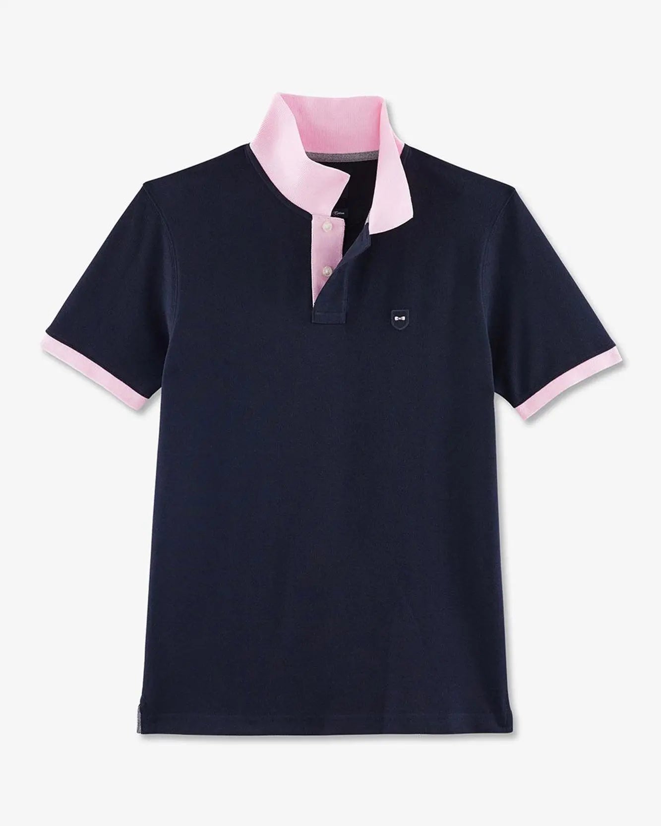 Dark Blue Polo Manches Courtes - BEVAVA