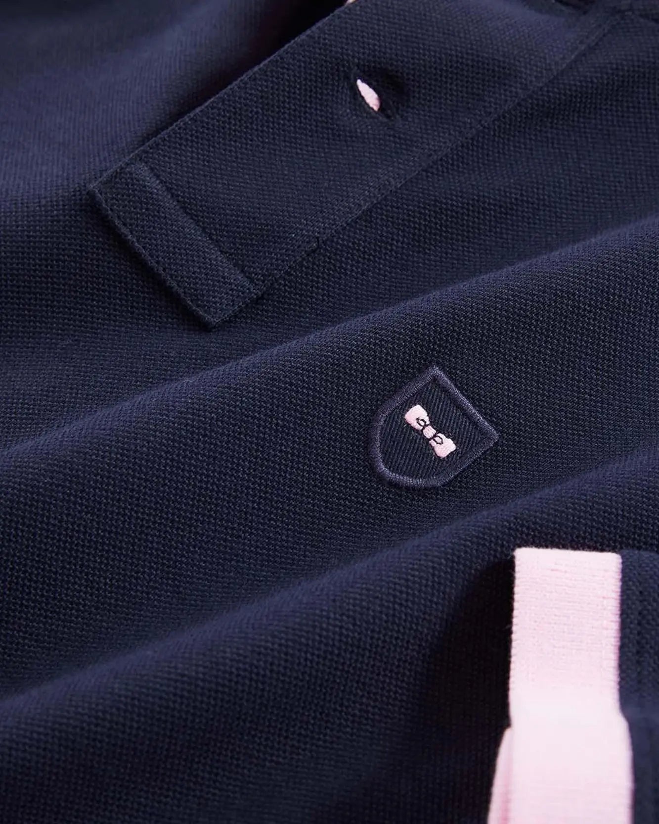 Dark Blue Polo Manches Courtes - BEVAVA