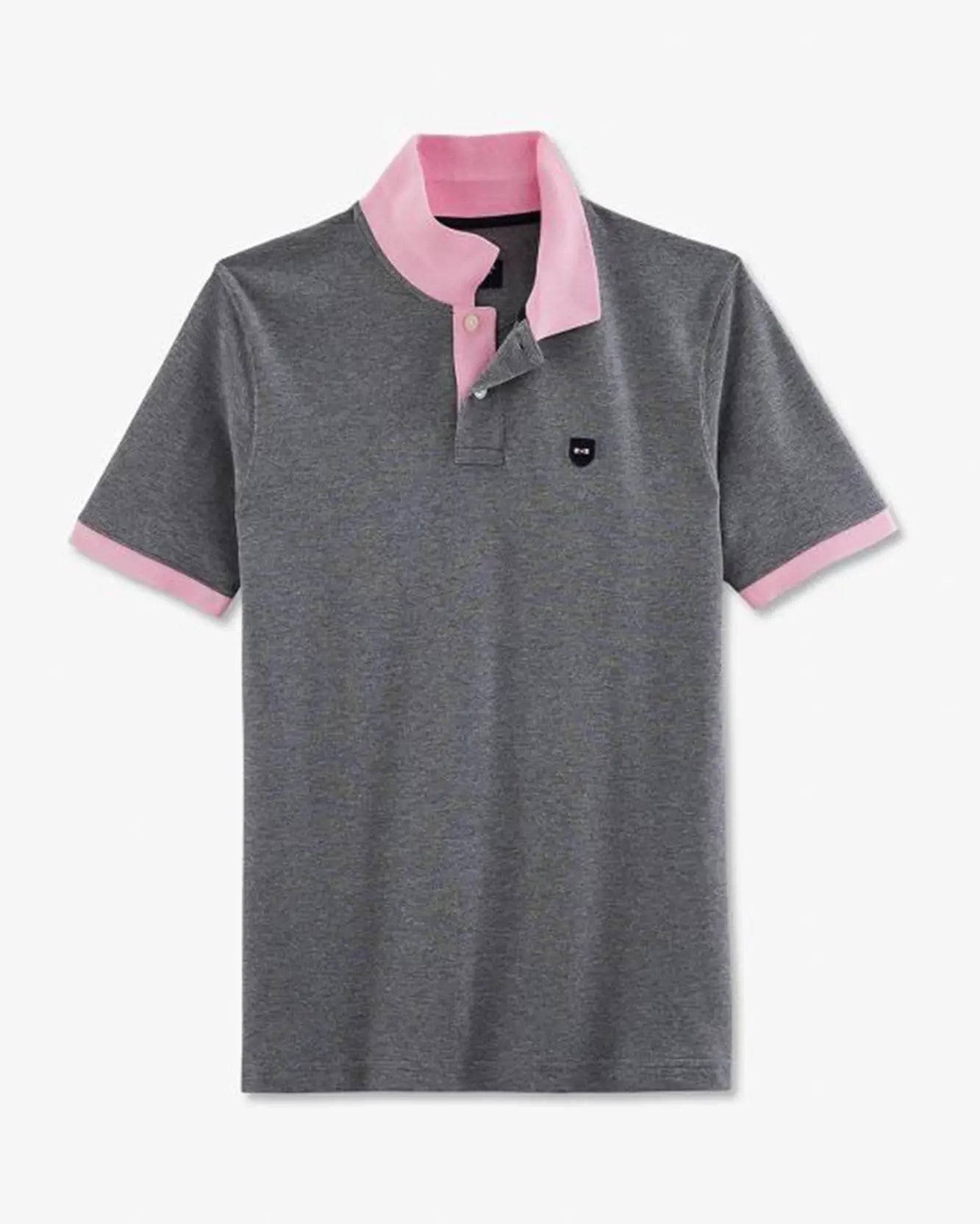 Middle Grey Polo Manches Courtes - BEVAVA