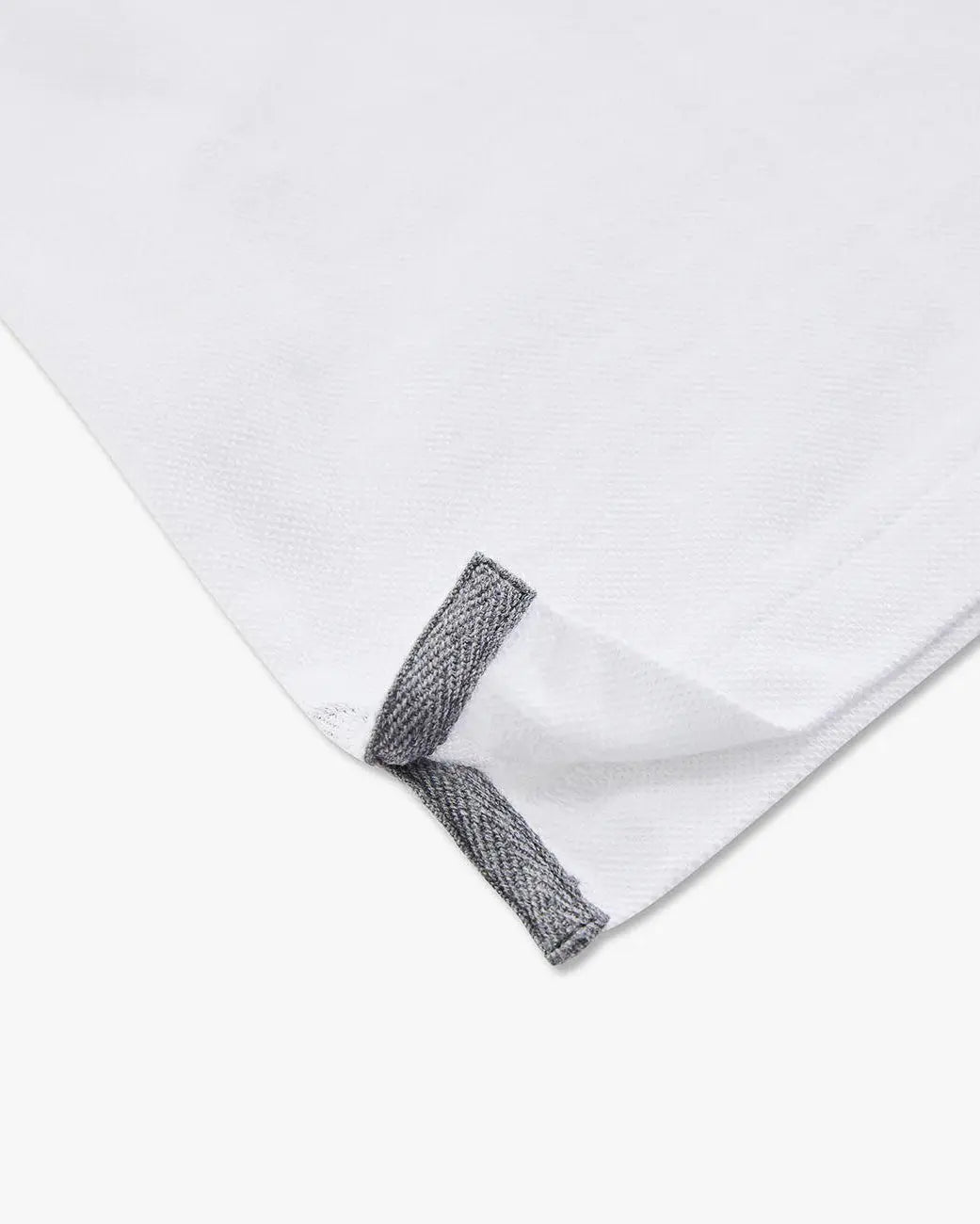 White Short-Sleeved Polo Shirt - BEVAVA