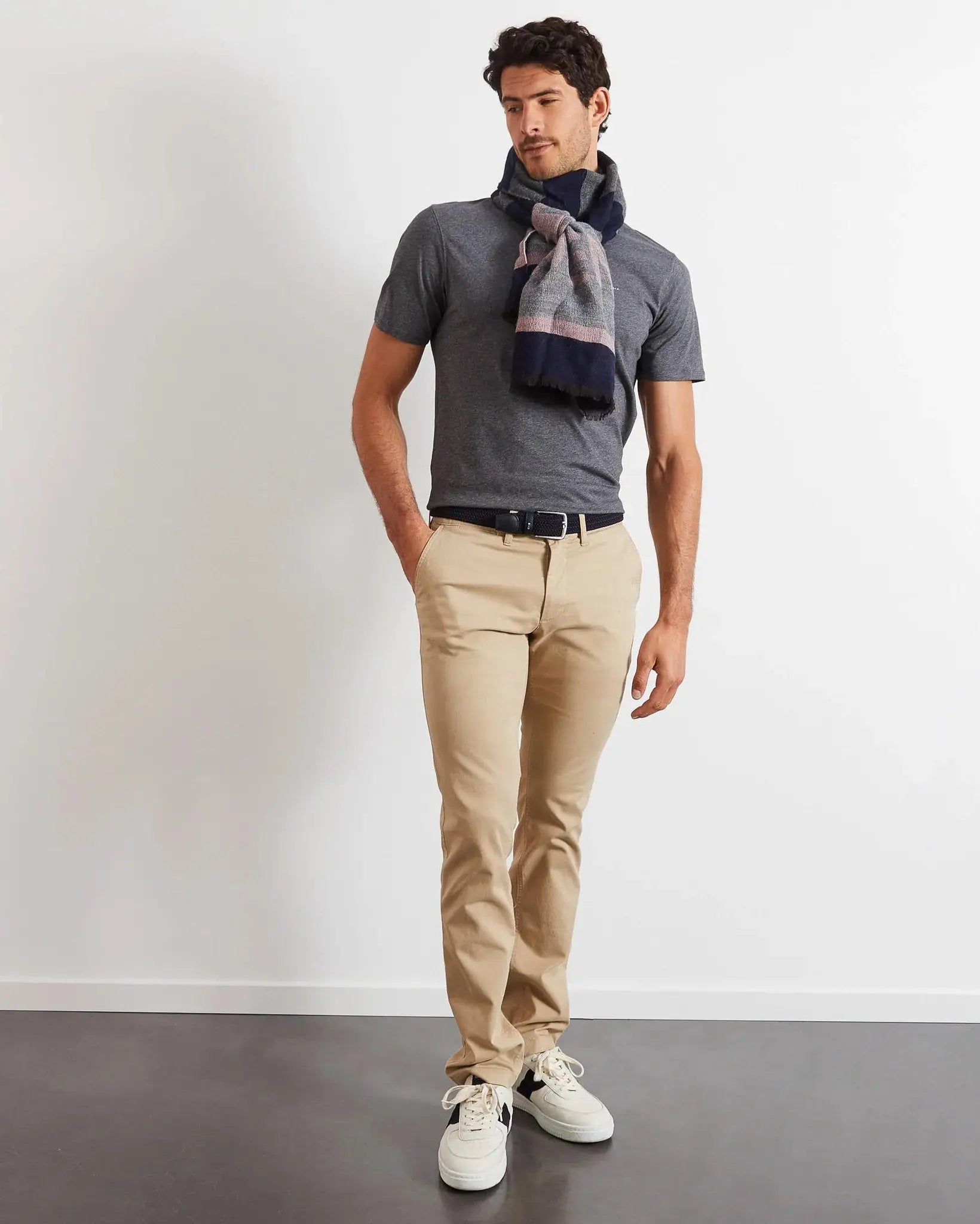 Dark Grey Short-Sleeved T-Shirt - BEVAVA