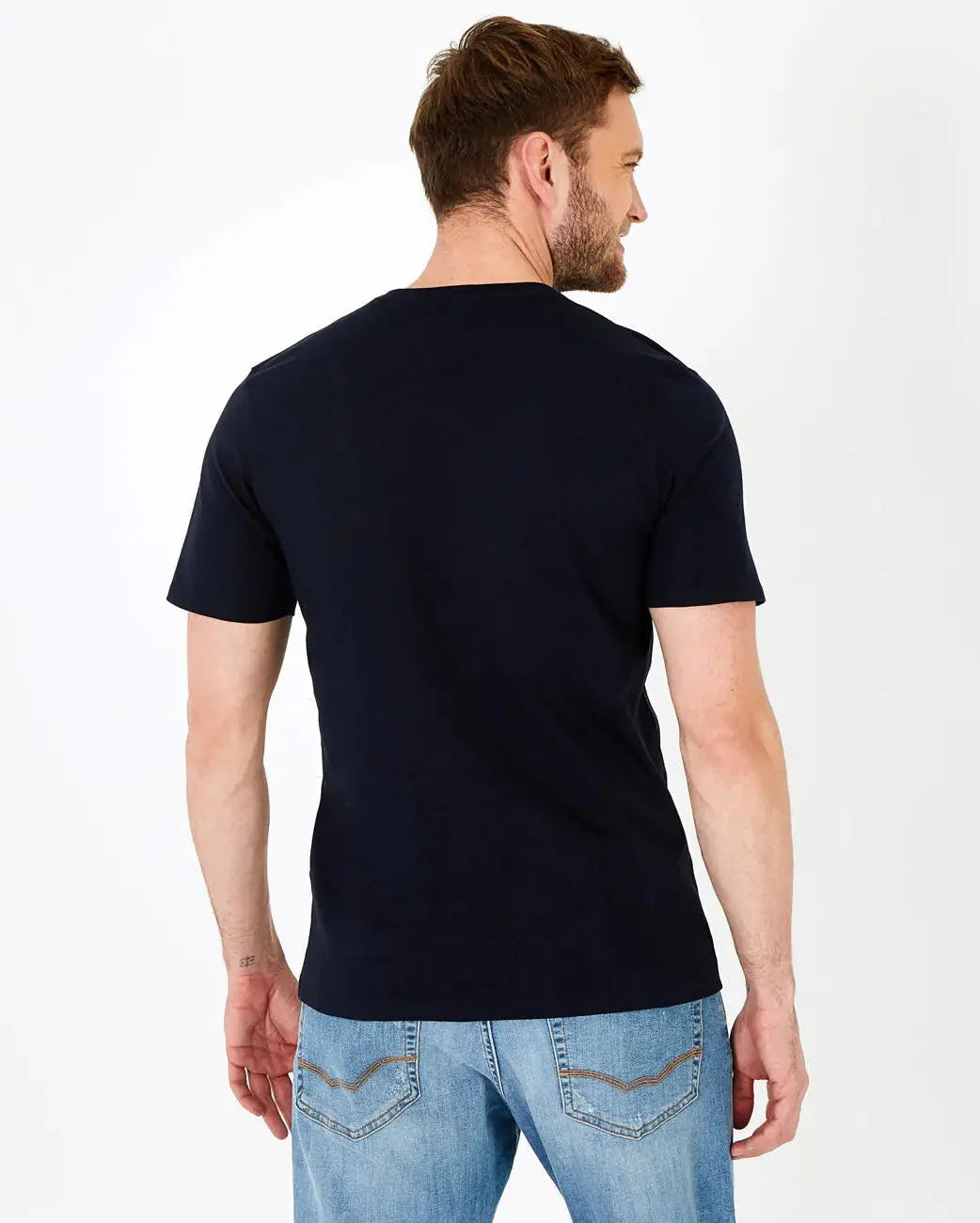 Dark Blue T-Shirt Manches Courtes - BEVAVA