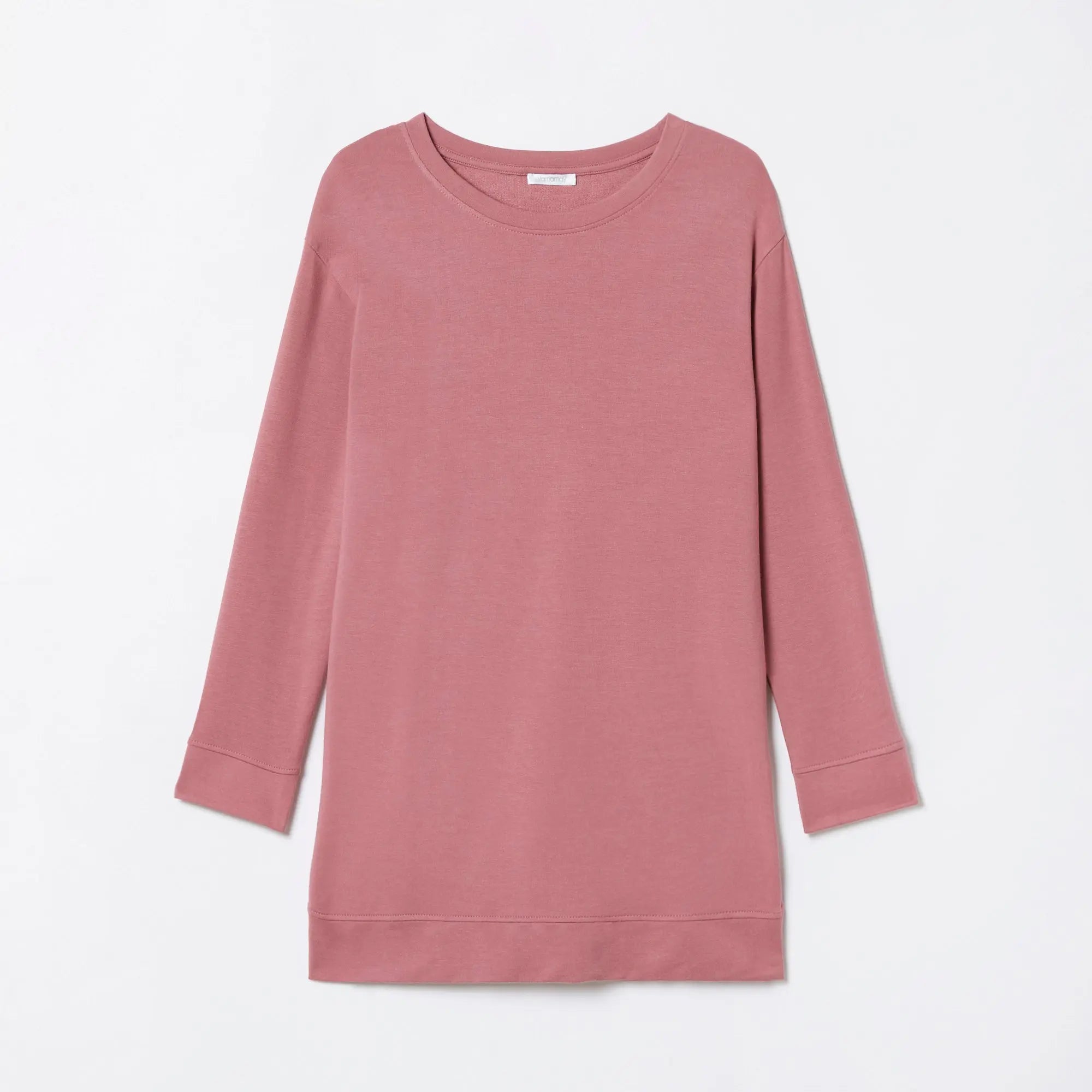 Dark Clay Rose Long-Sleeve T-Shirt - BEVAVA