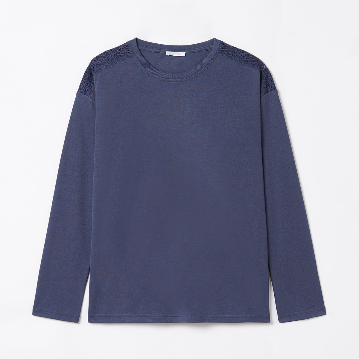 Denim Long-Sleeve T-Shirt - BEVAVA