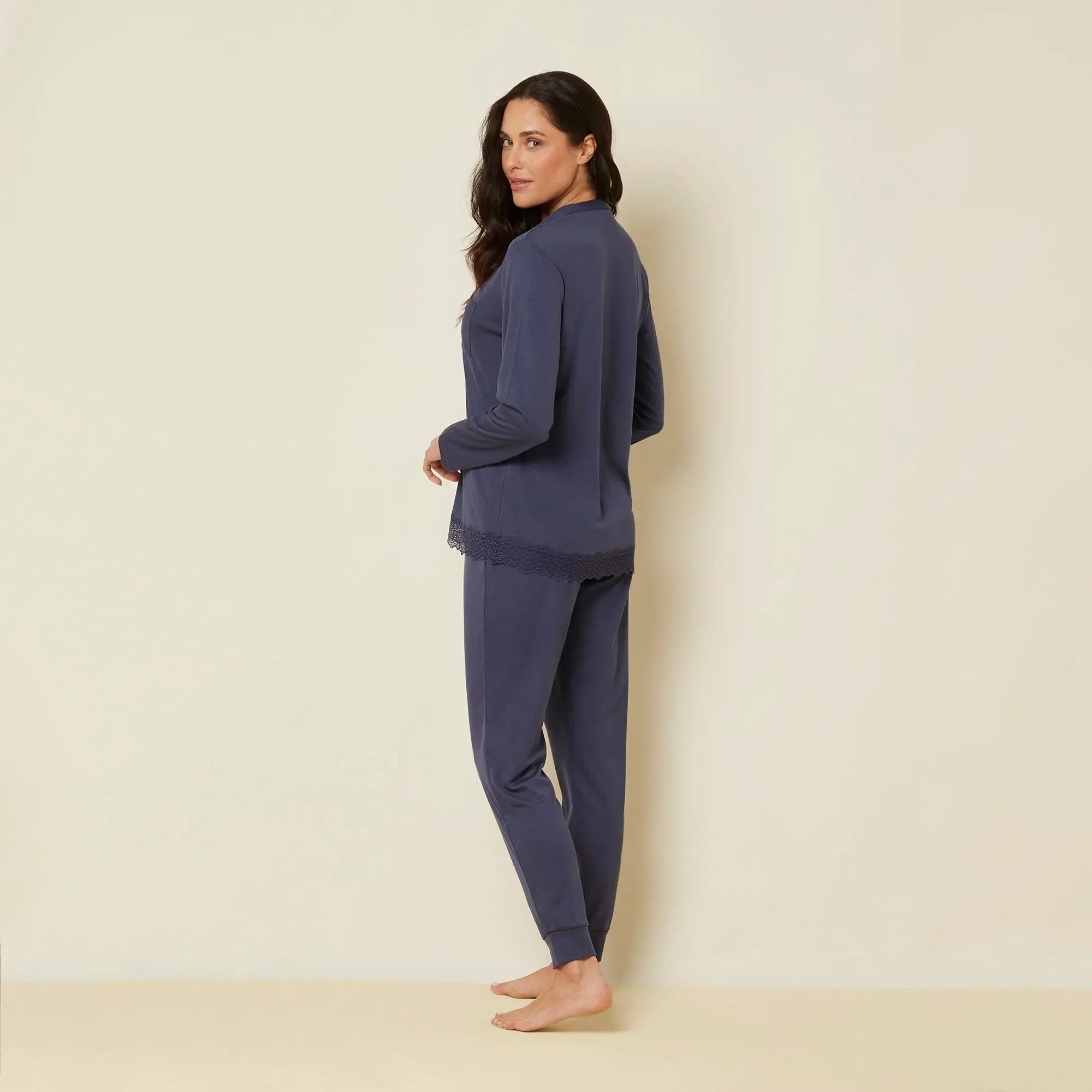 Denim Long-Sleeve Jacket - BEVAVA