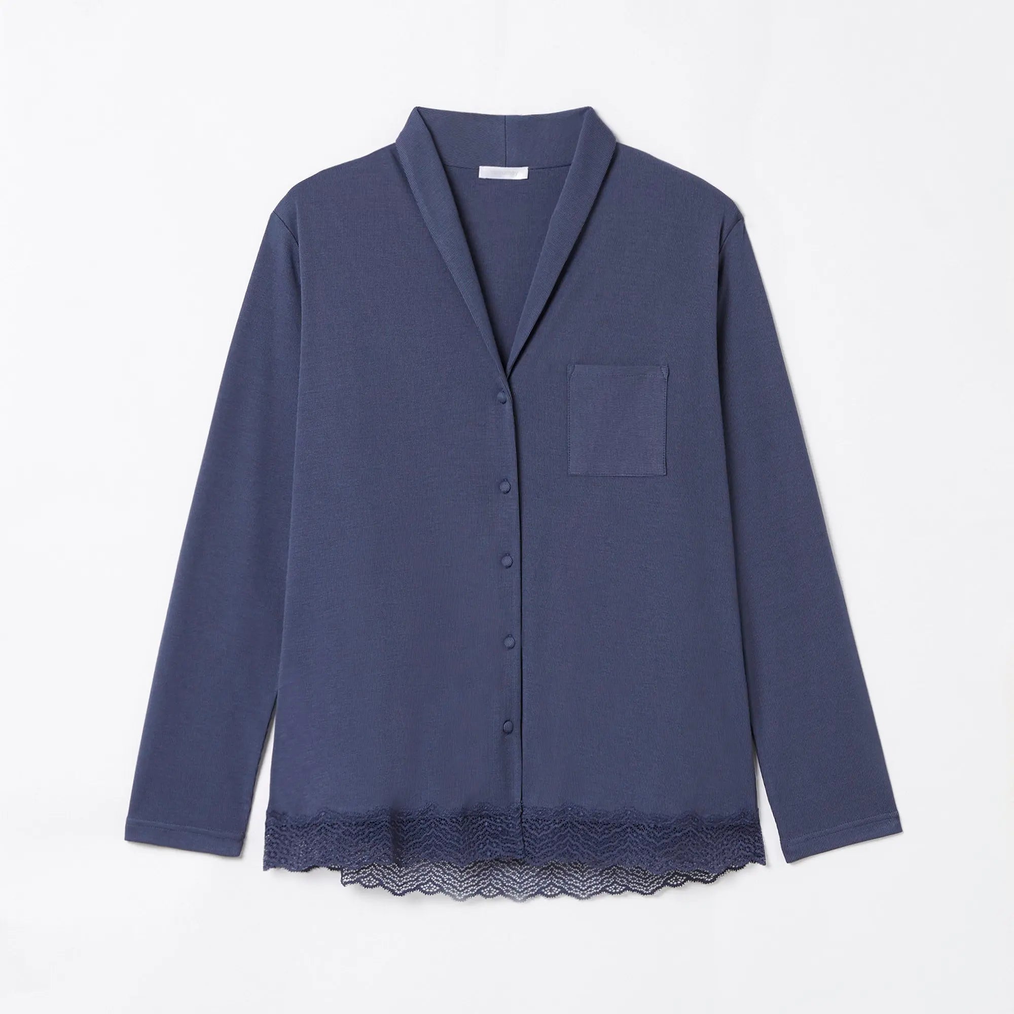 Denim Long-Sleeve Jacket - BEVAVA