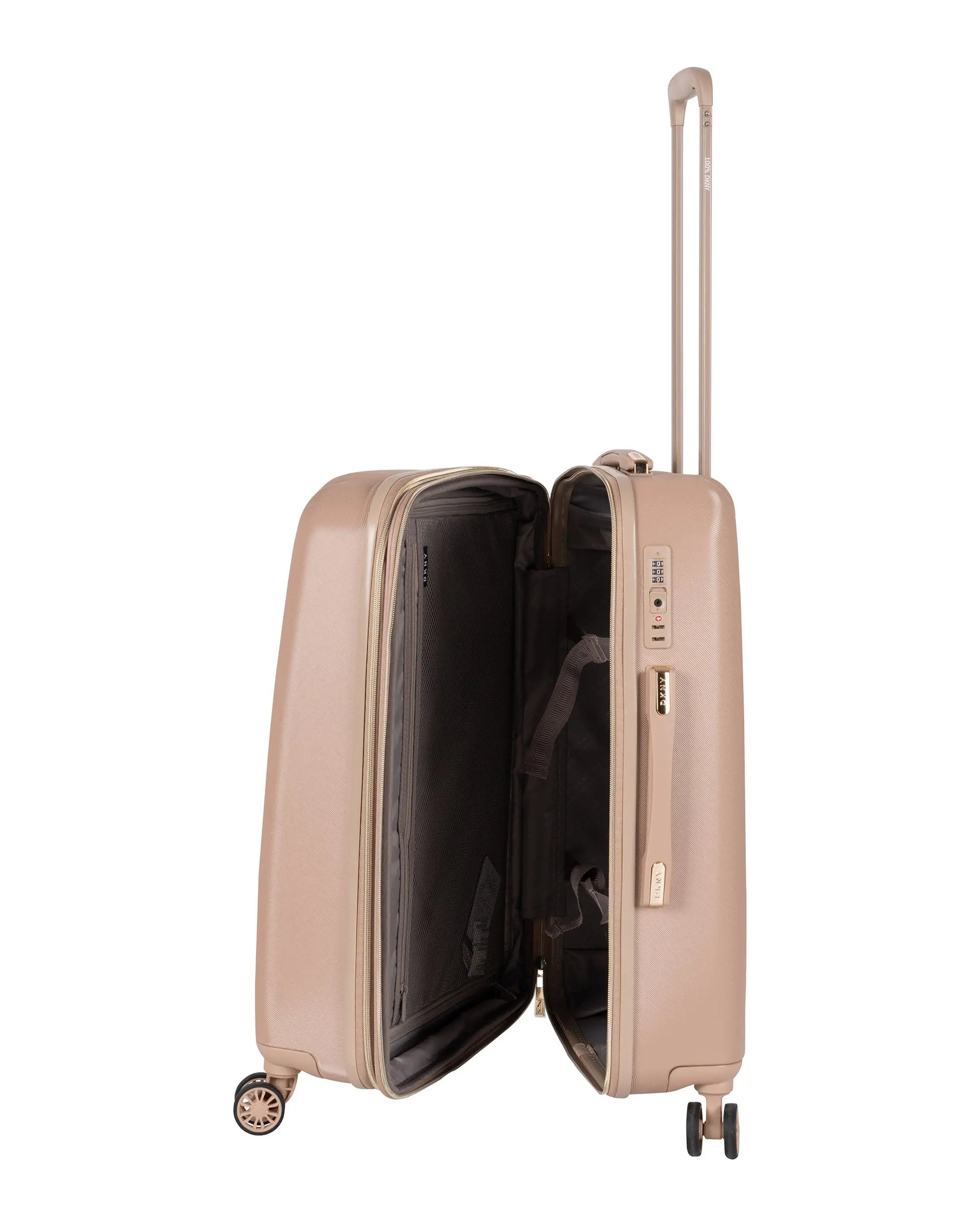 DKNY Beige Medium Luggage - BEVAVA