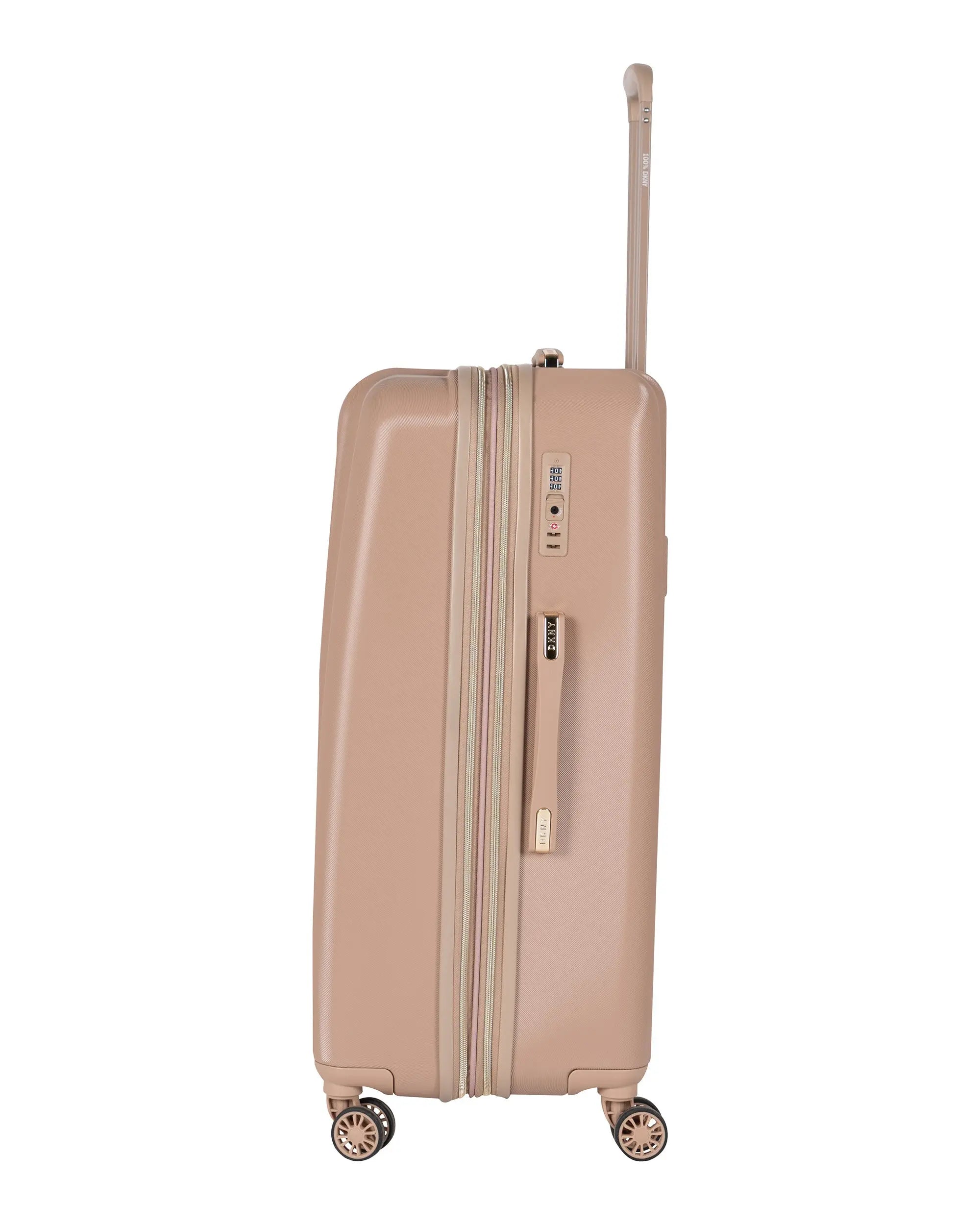 DKNY Beige Large Luggage - BEVAVA