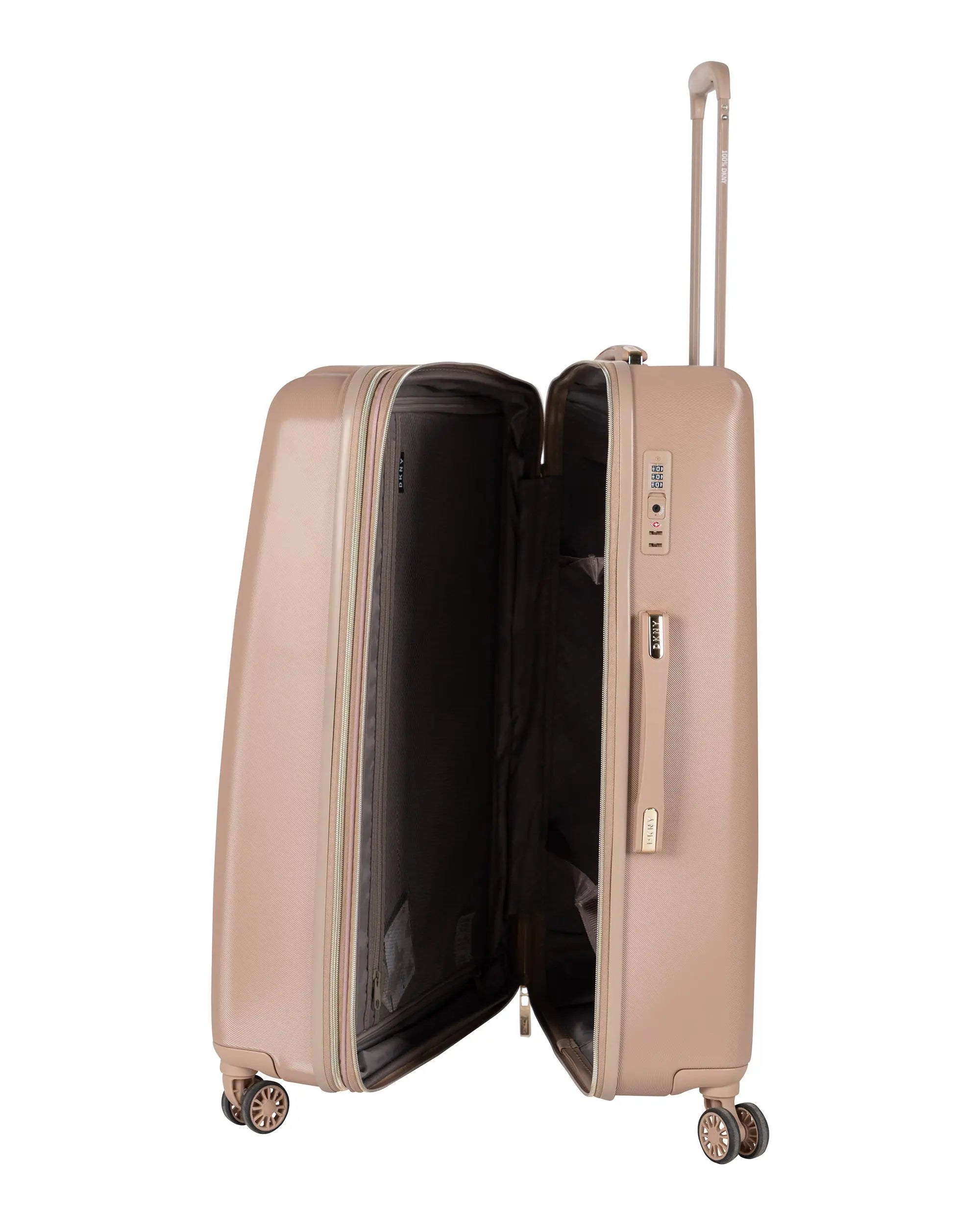 DKNY Beige Large Luggage - BEVAVA