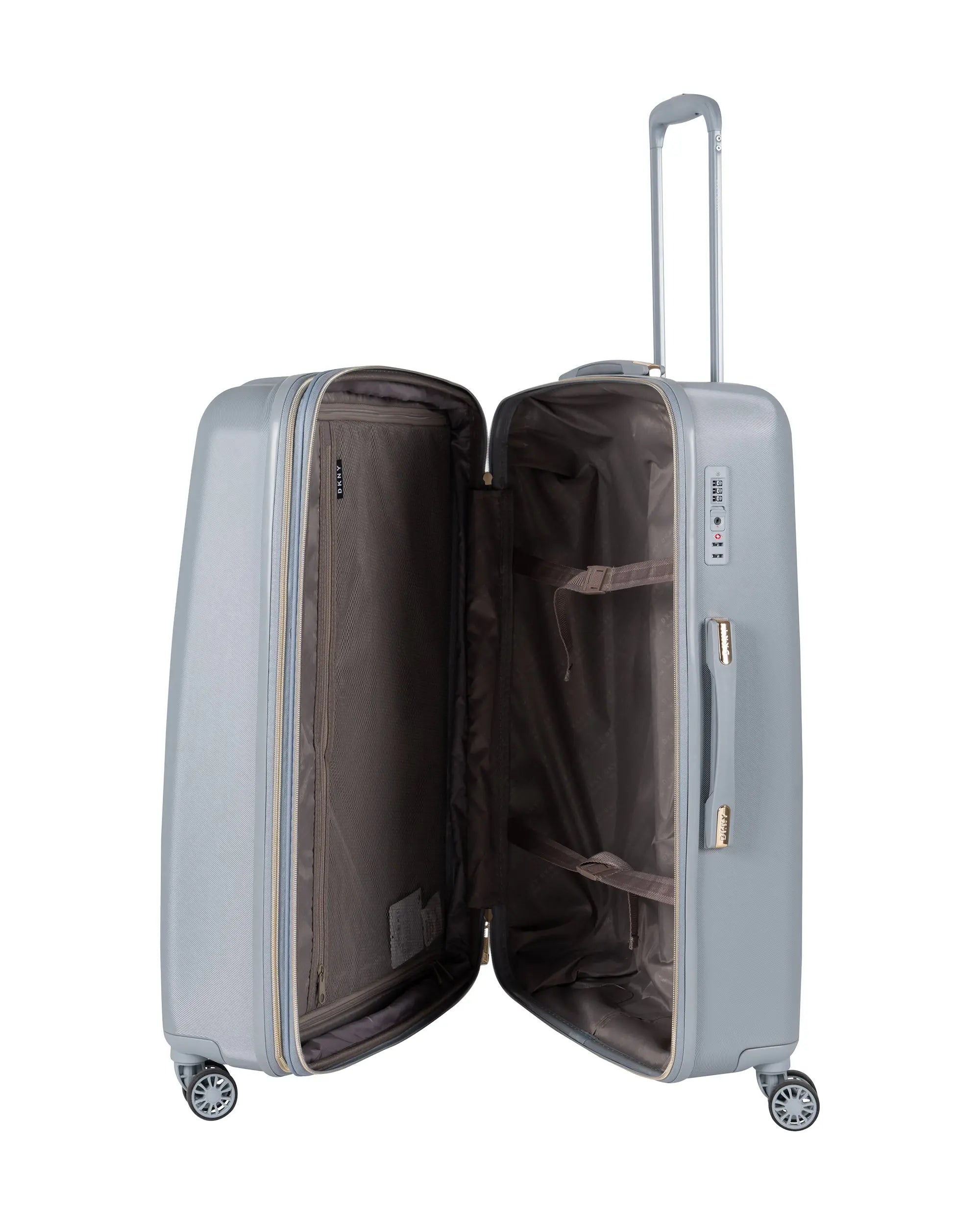 DKNY Gray Large Luggage - BEVAVA