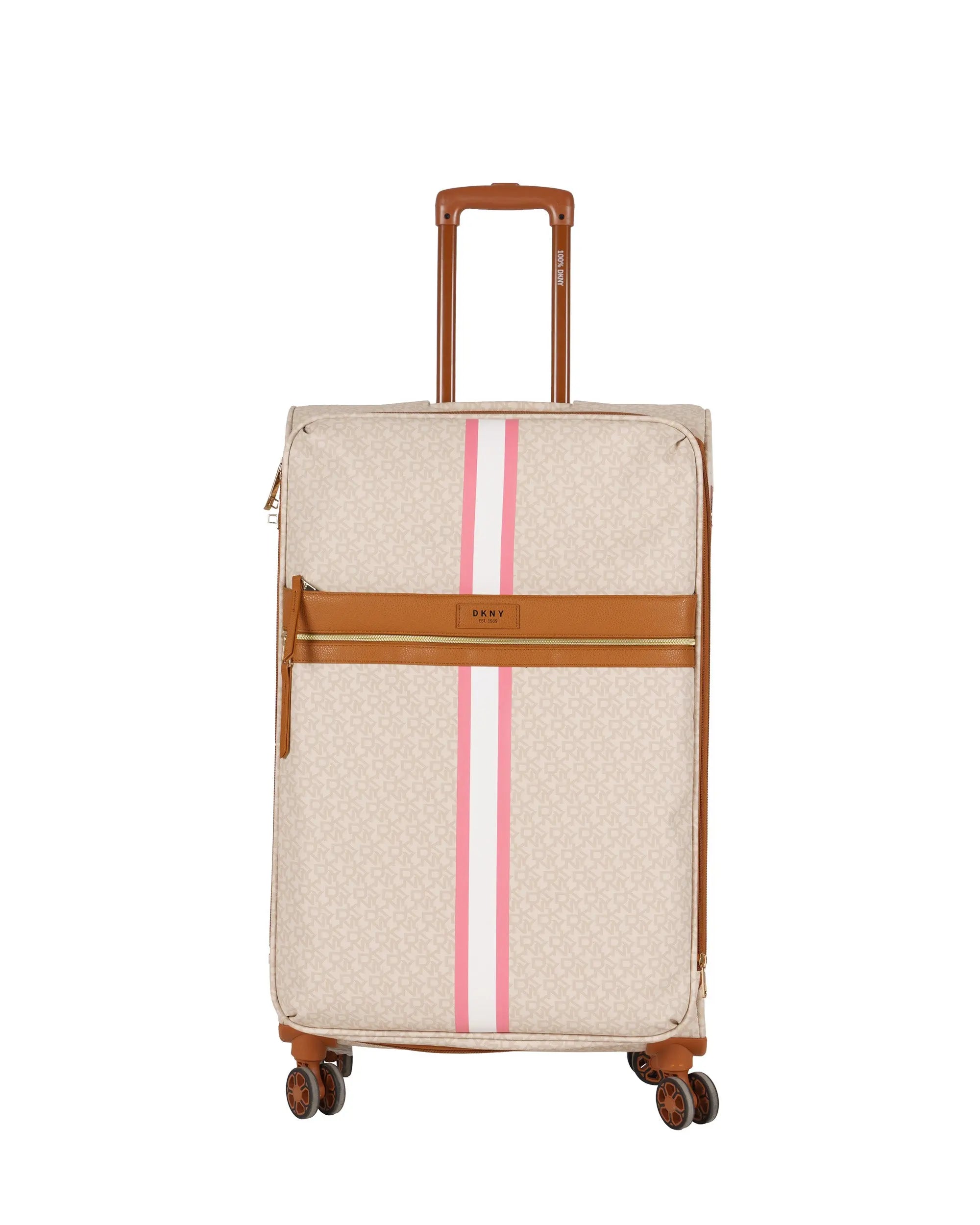 DKNY Beige Large Luggage - BEVAVA
