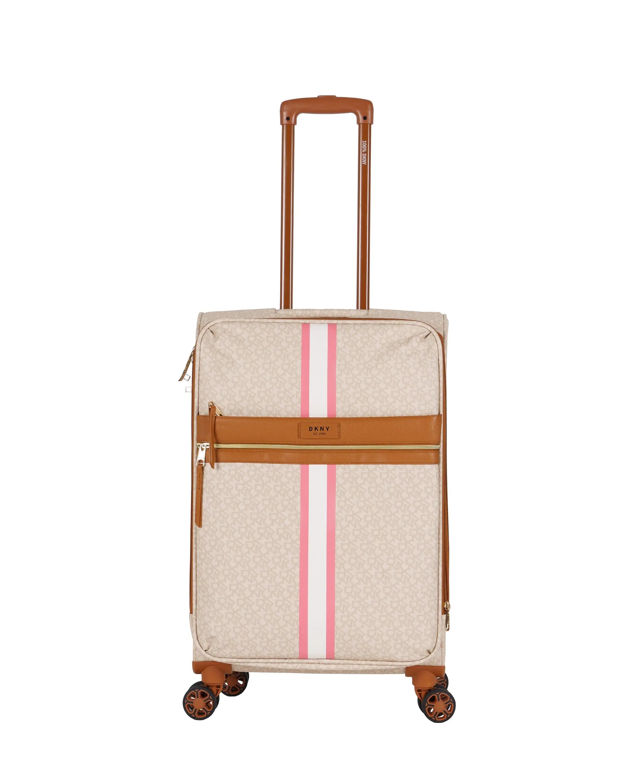 DKNY Beige Medium Luggage - BEVAVA
