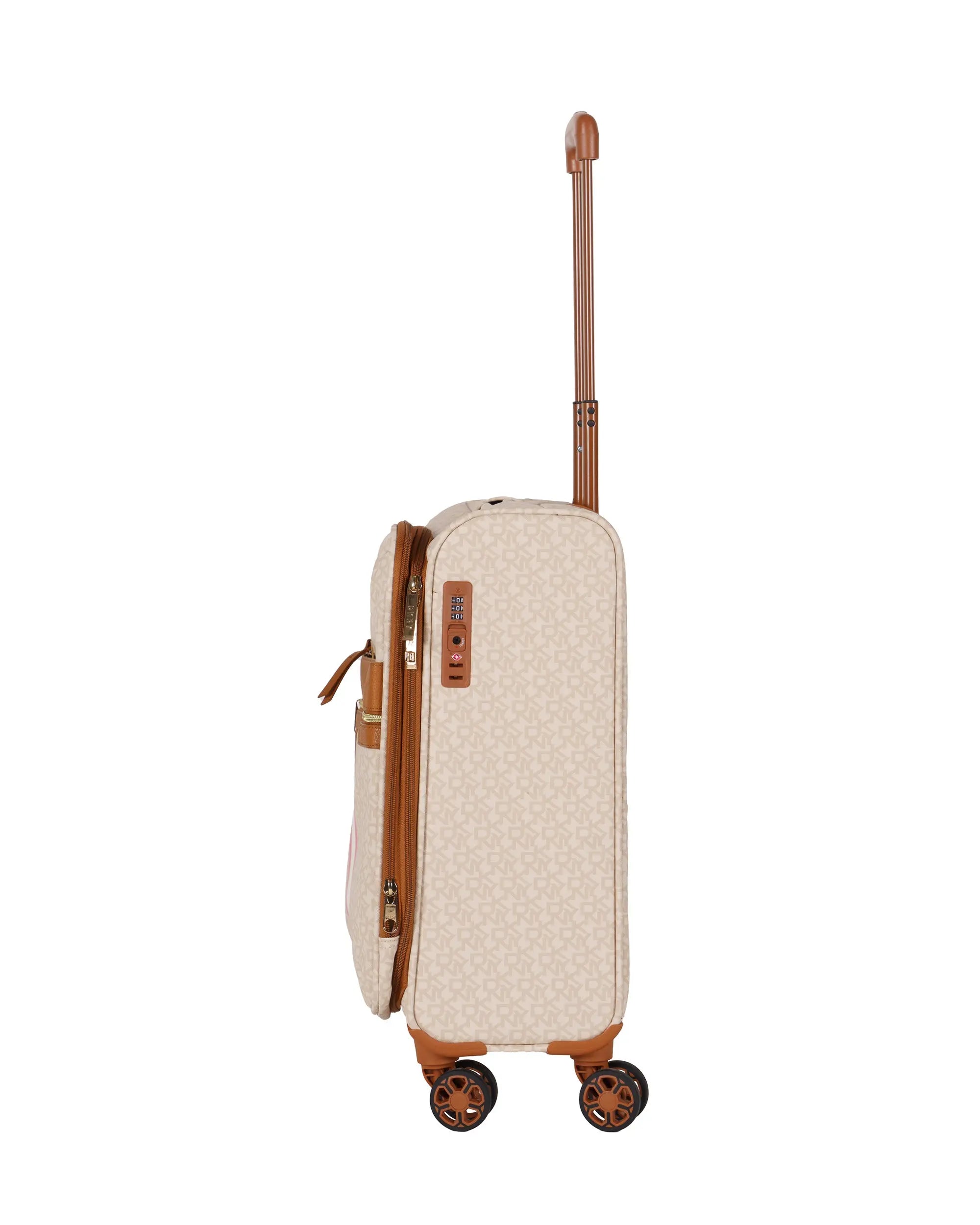 DKNY Beige Medium Luggage - BEVAVA
