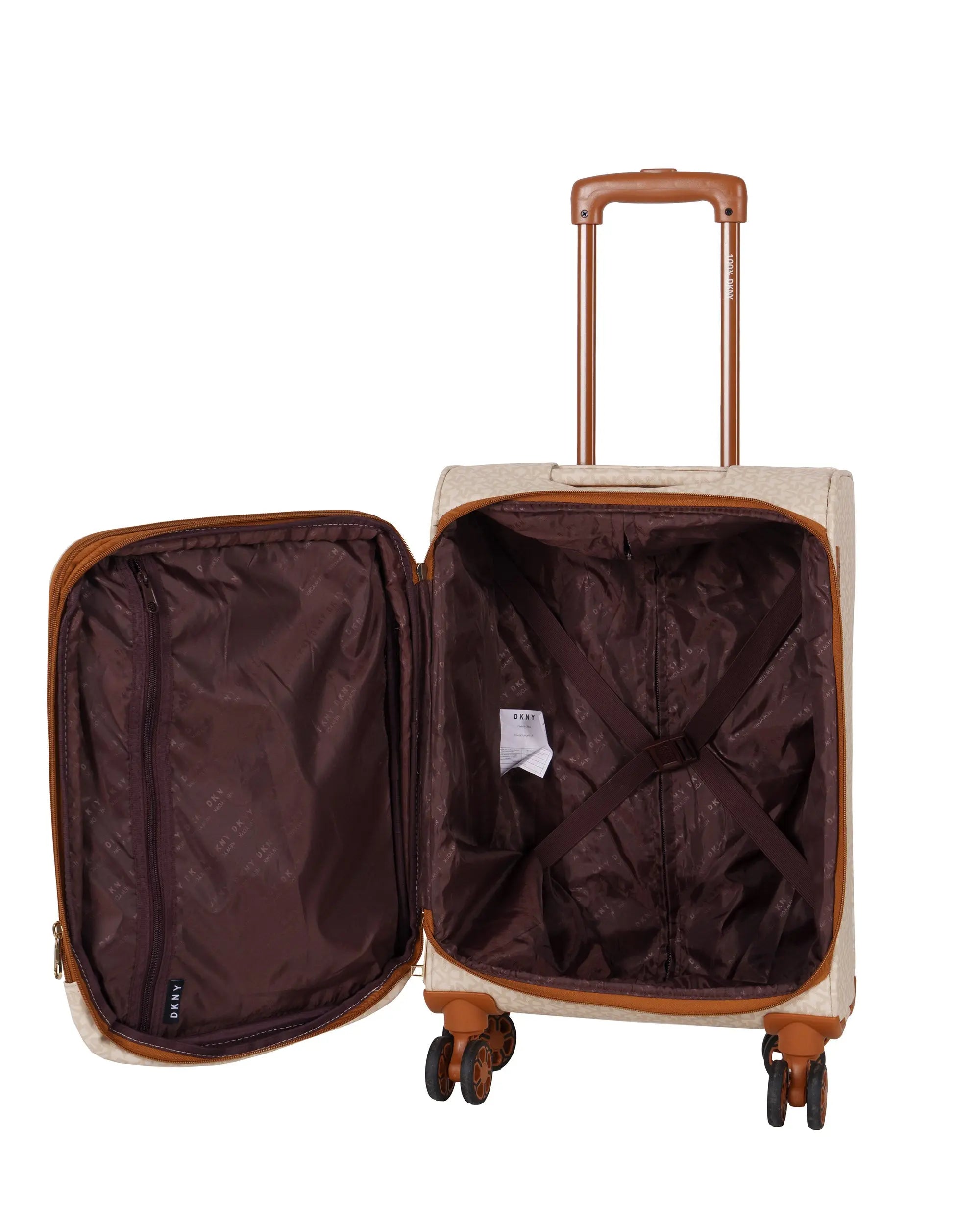 DKNY Beige Medium Luggage - BEVAVA