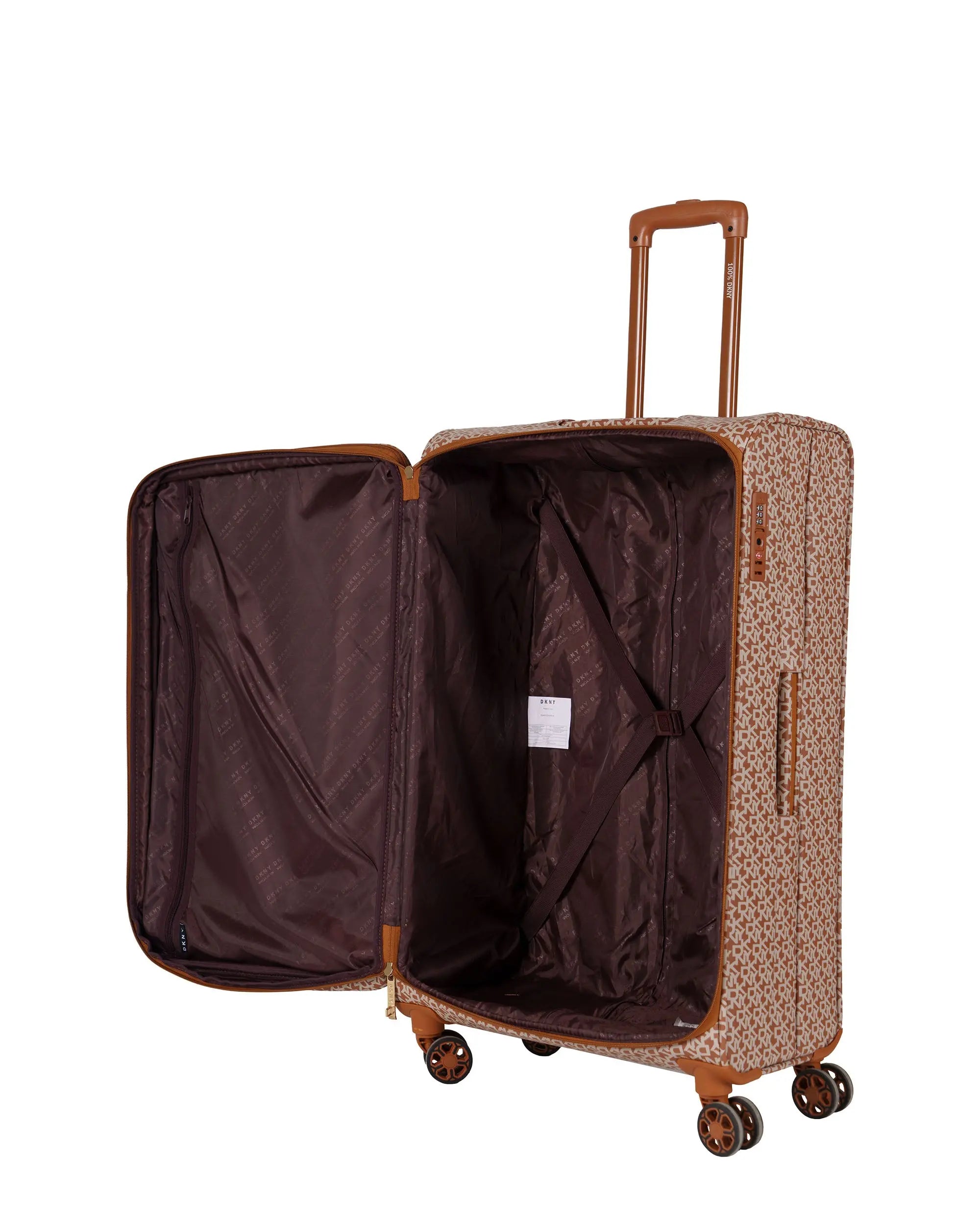 DKNY Brown Large Luggage - BEVAVA