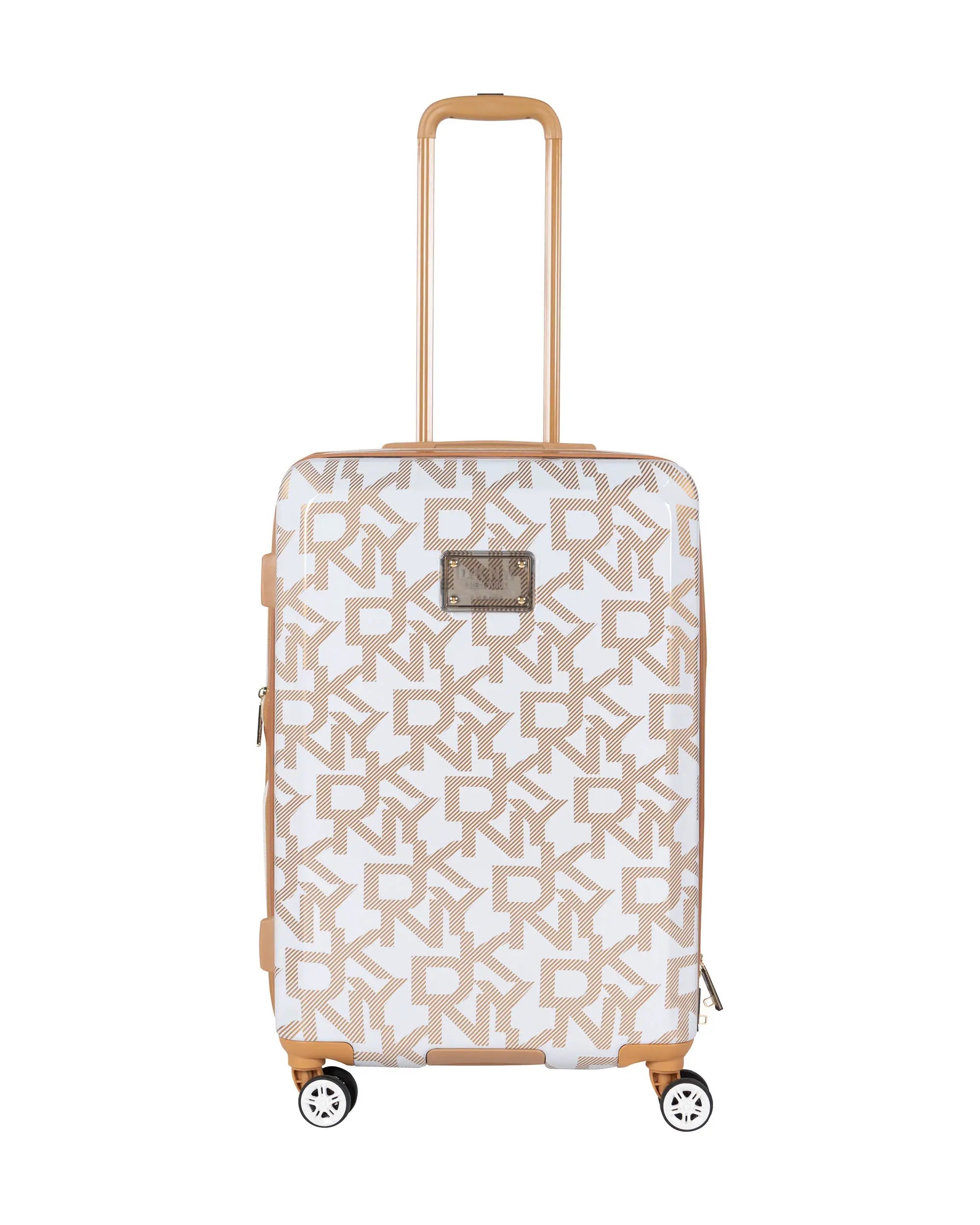 DKNY White Medium Luggage - BEVAVA