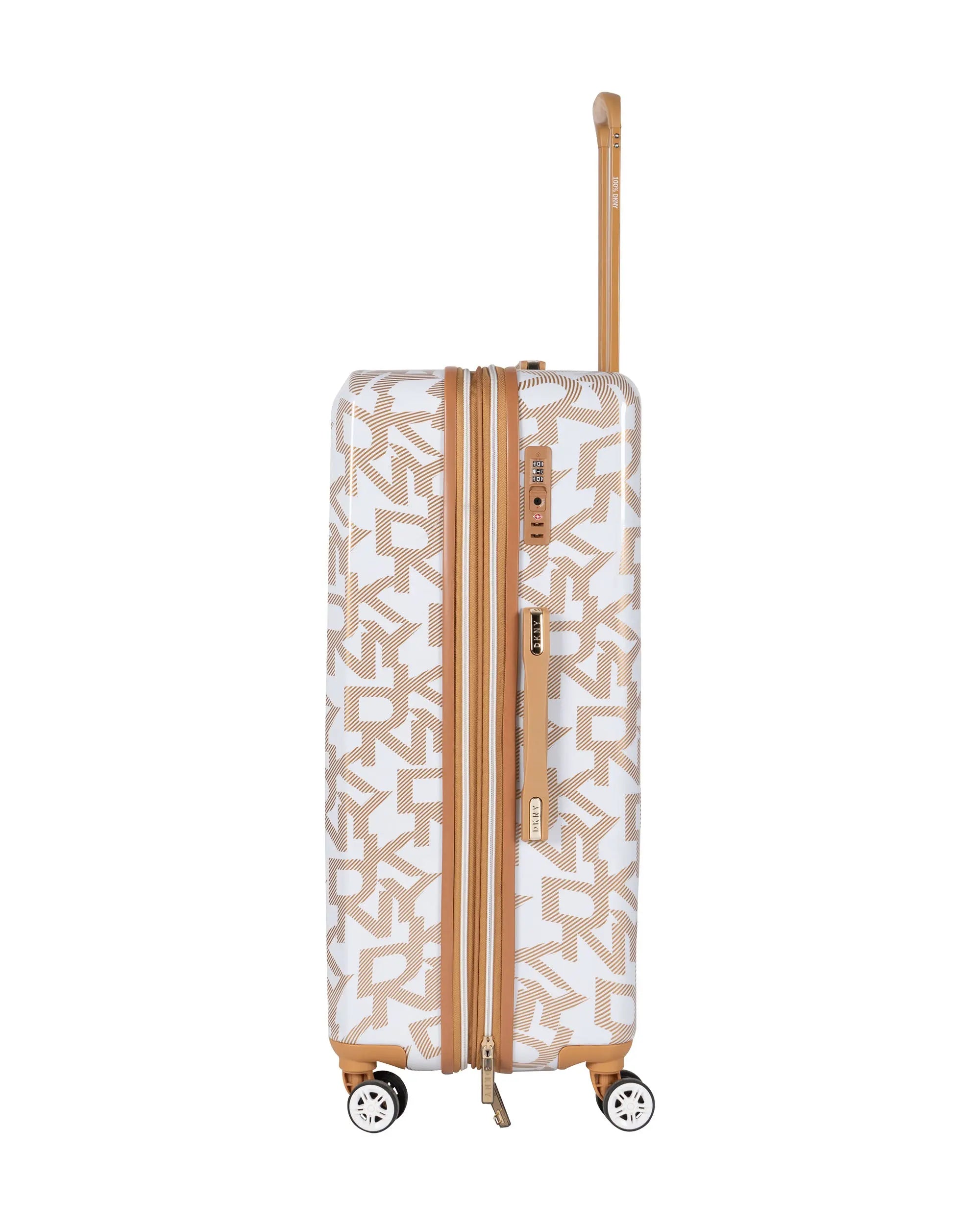 DKNY White Large Luggage - BEVAVA