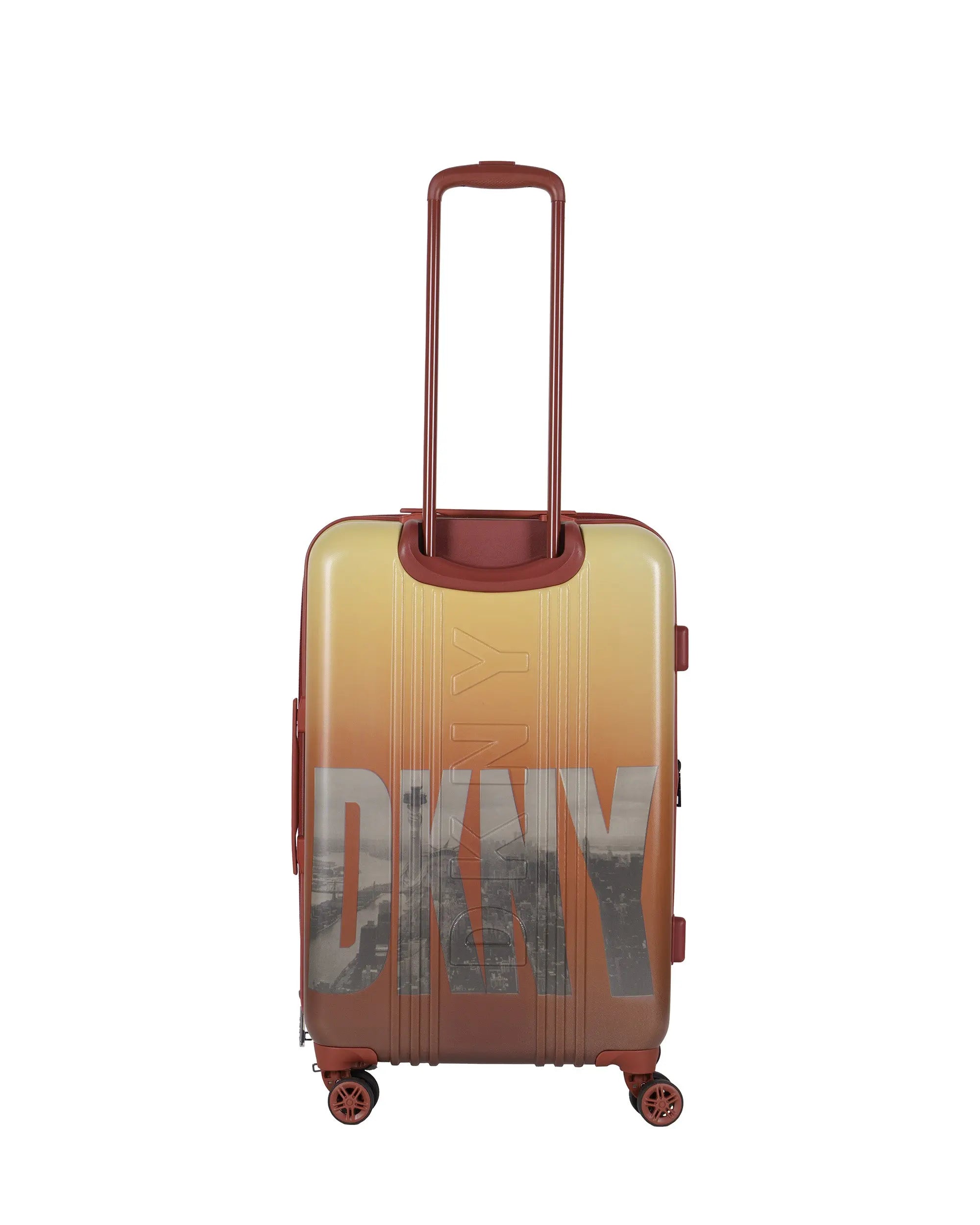 DKNY Brown Medium Luggage - BEVAVA