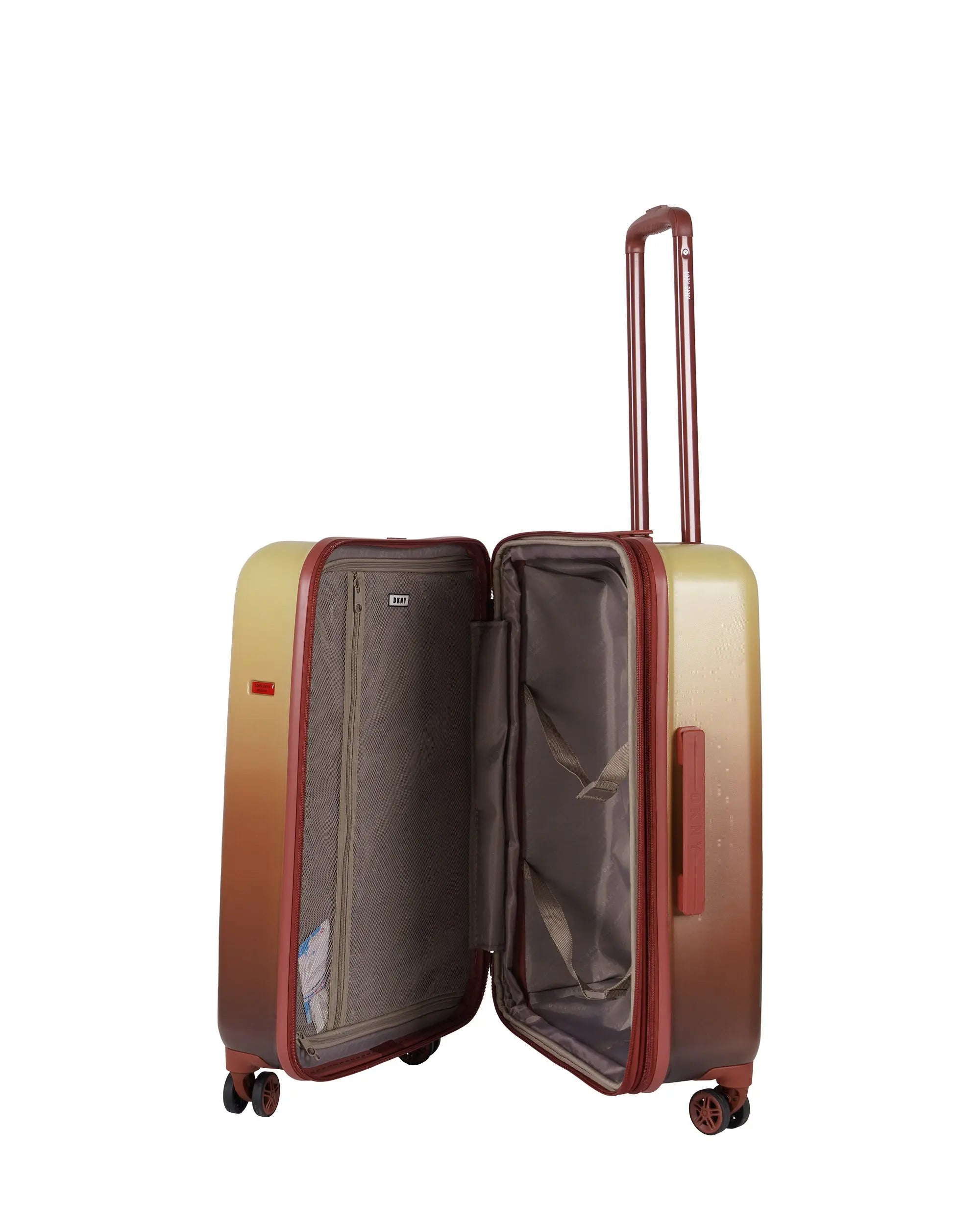 DKNY Brown Medium Luggage - BEVAVA
