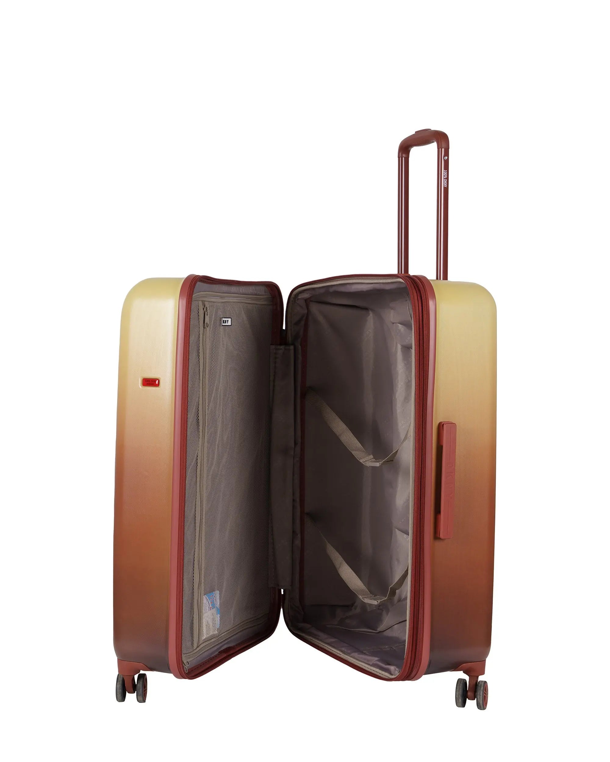 DKNY Brown Large Luggage - BEVAVA