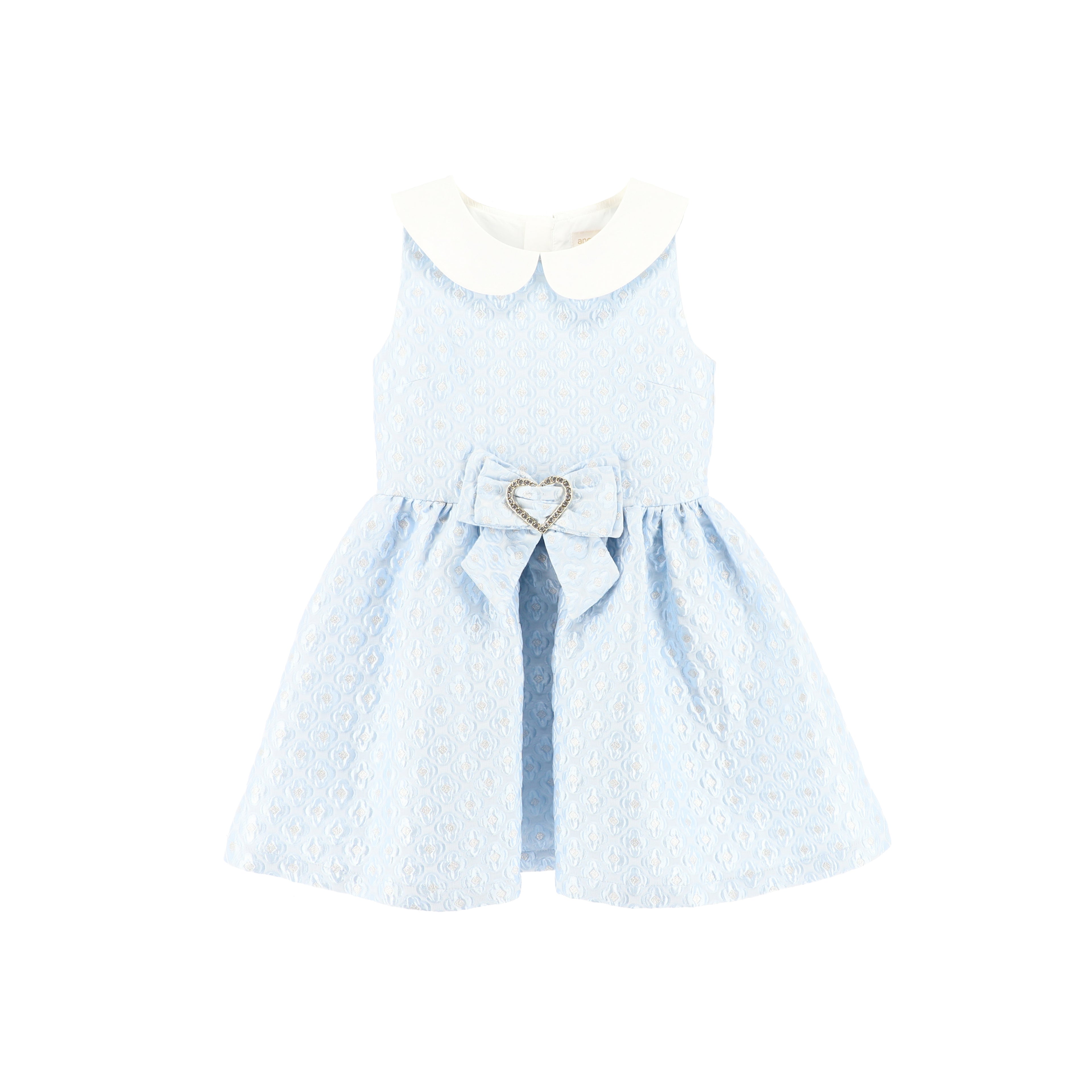 Sanita Jacquard Dress Blue - BEVAVA