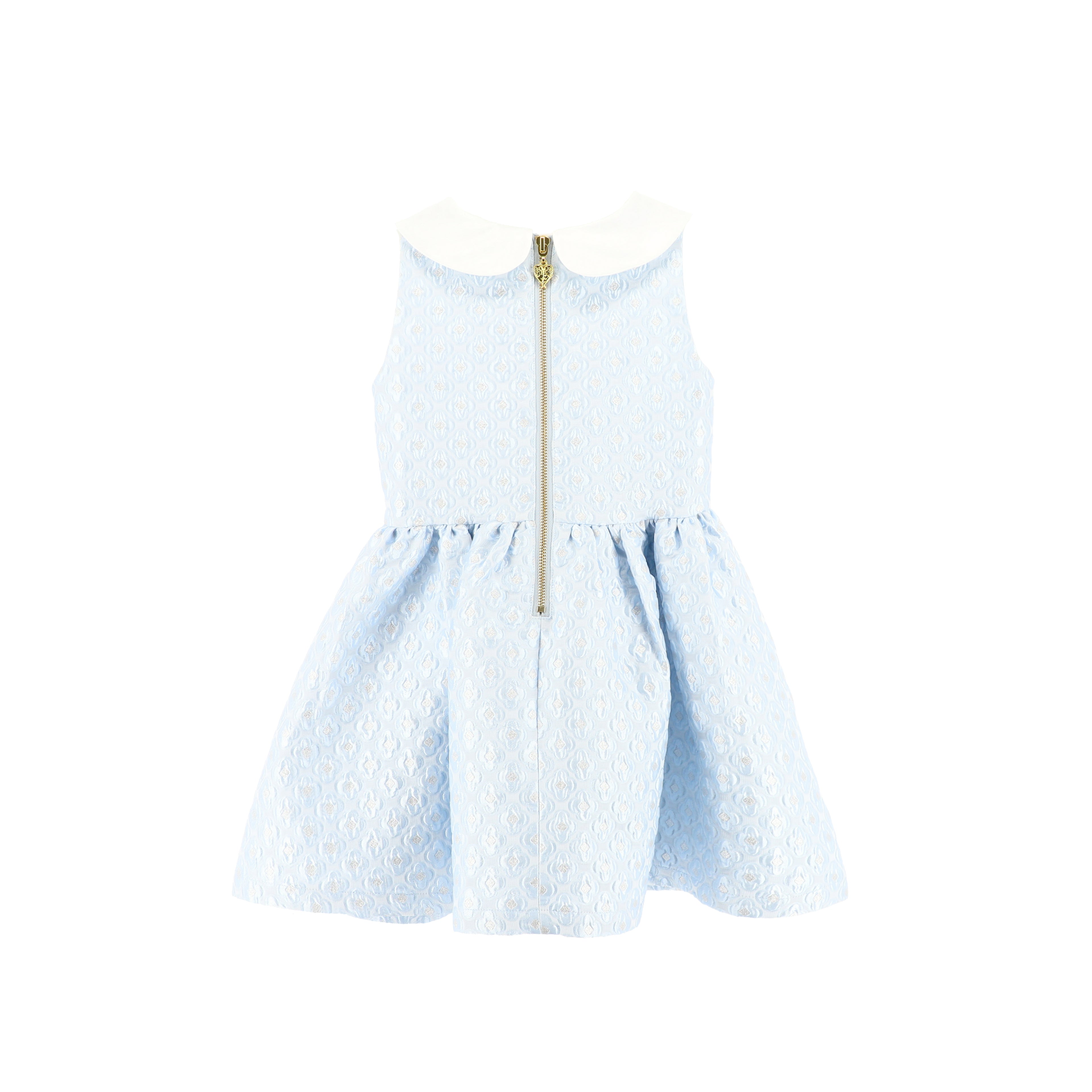 Sanita Jacquard Dress Blue - BEVAVA
