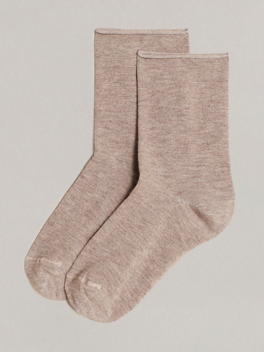 Beige Short Socks_TCZD163001_279_01