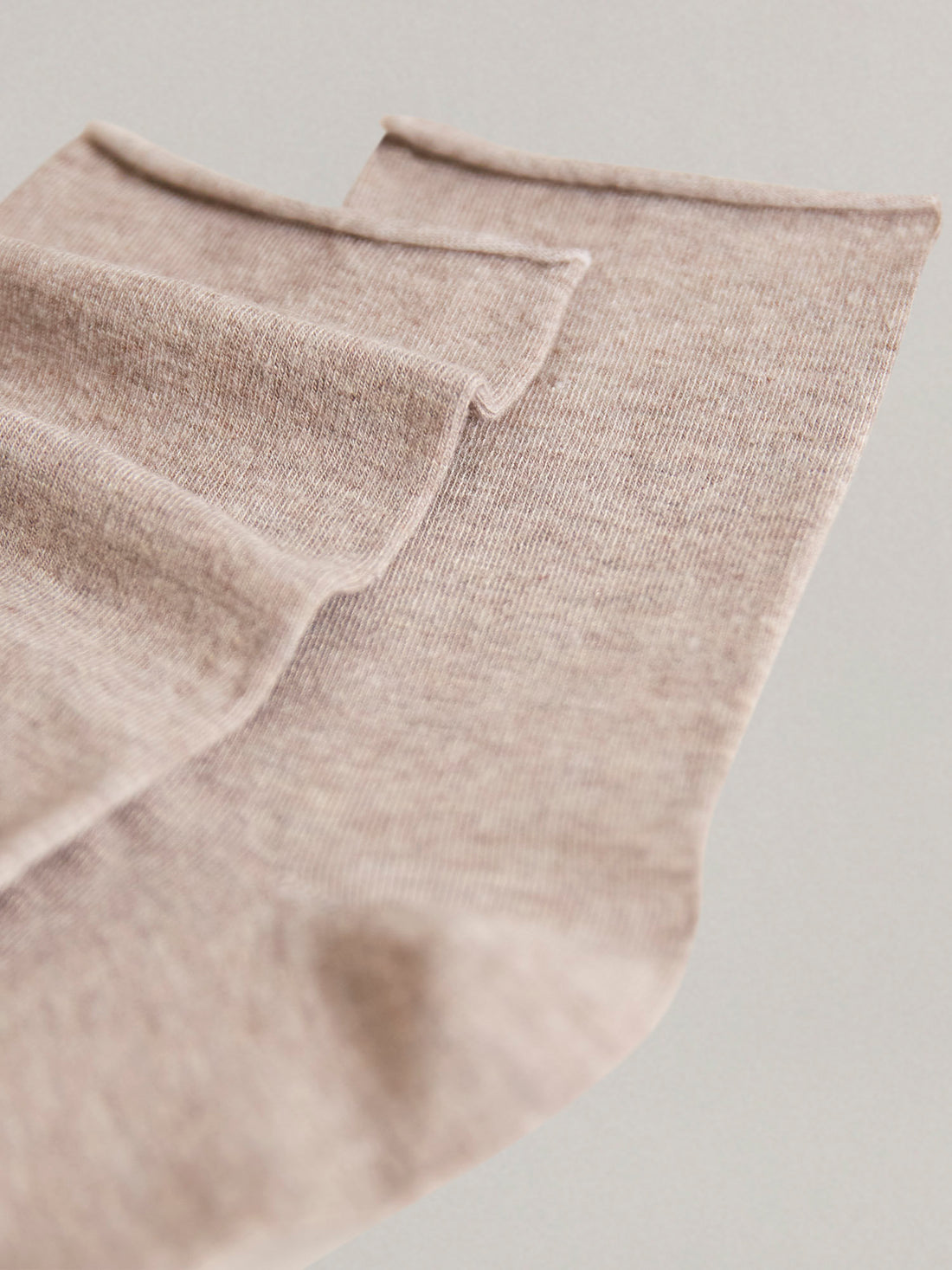 Beige Short Socks_TCZD163001_279_02