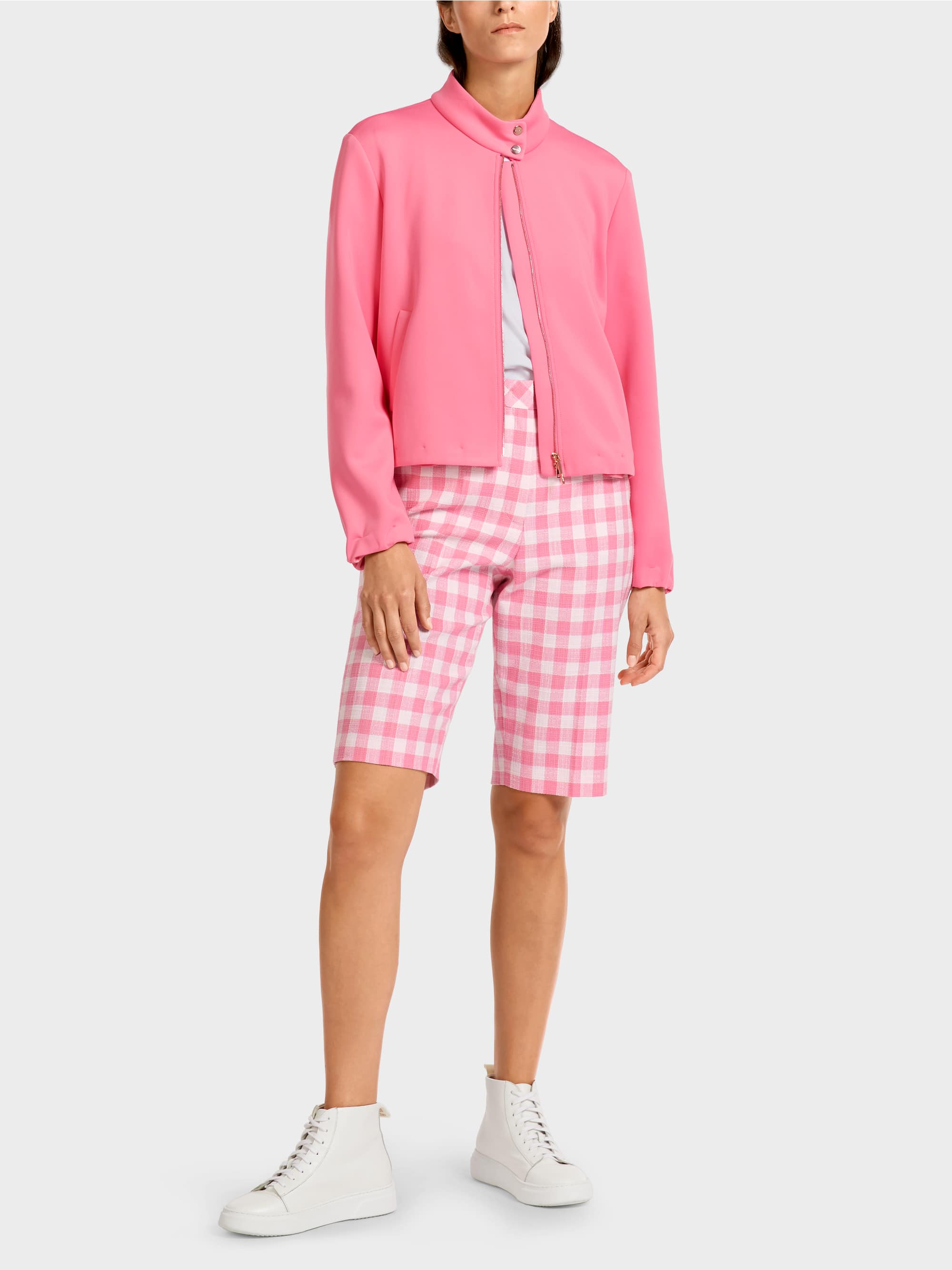 Jersey Jacket With Stand-Up Collar Marc Cain