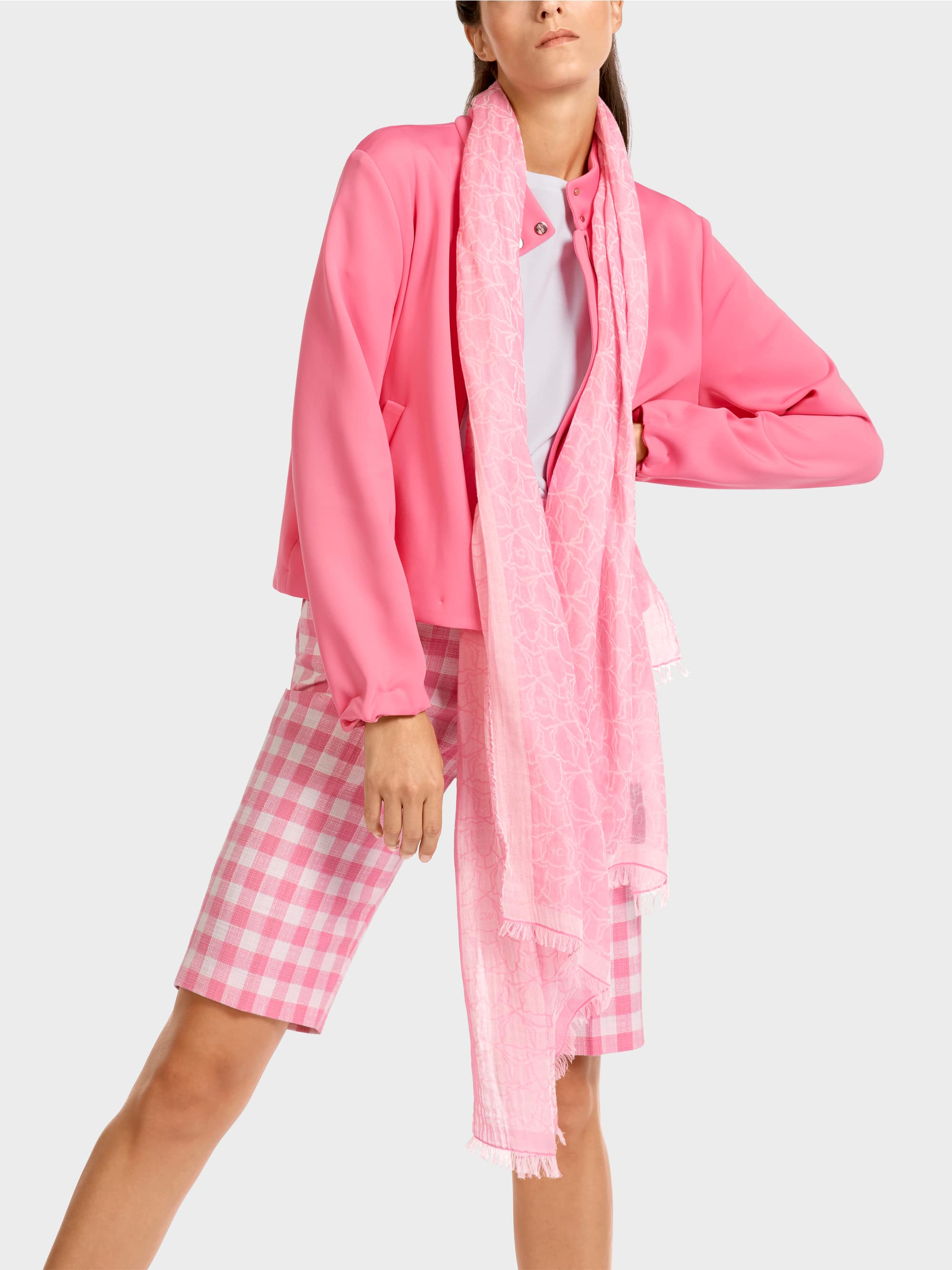 Jersey Jacket With Stand-Up Collar Marc Cain
