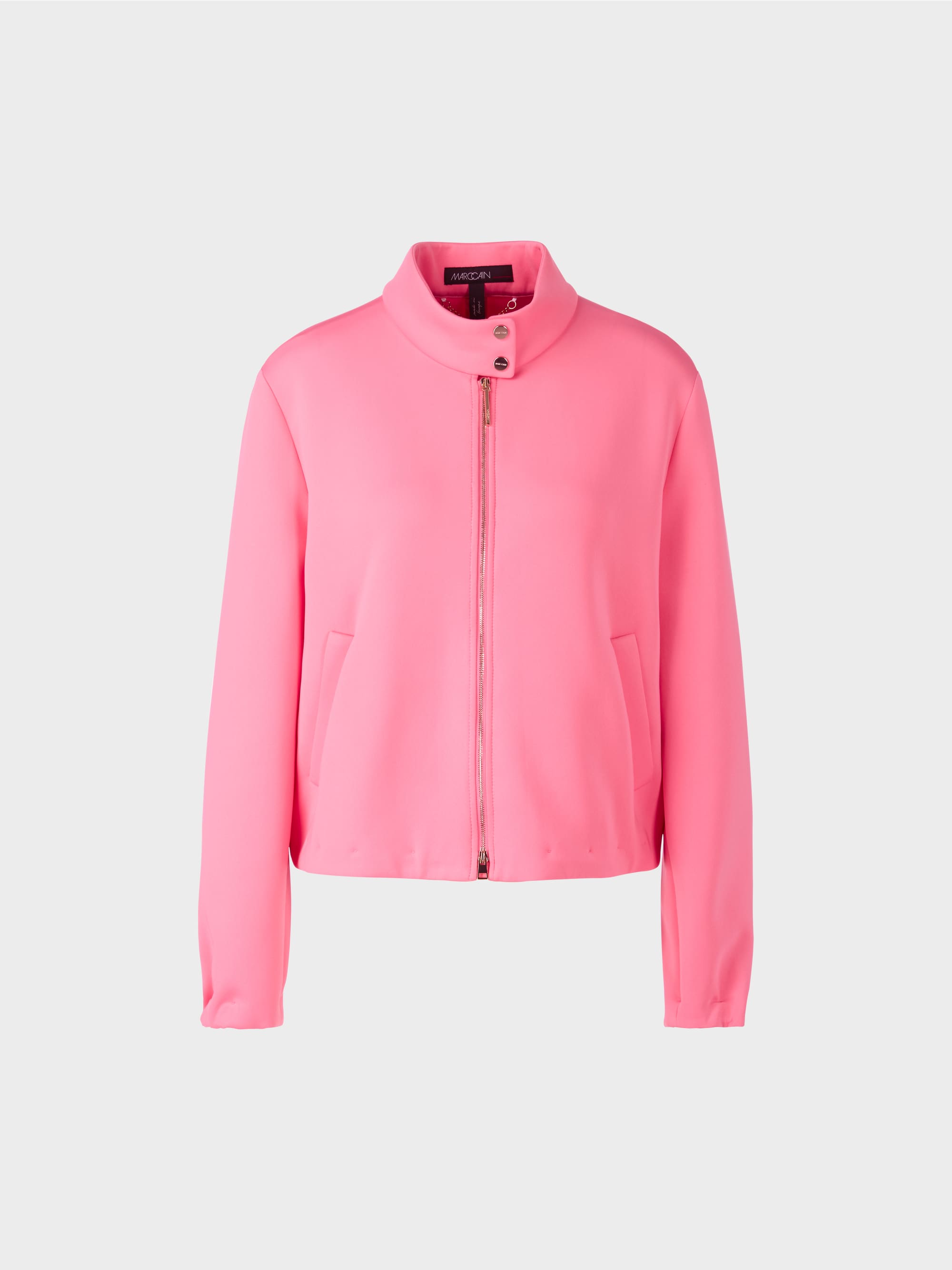 Jersey Jacket With Stand-Up Collar Marc Cain