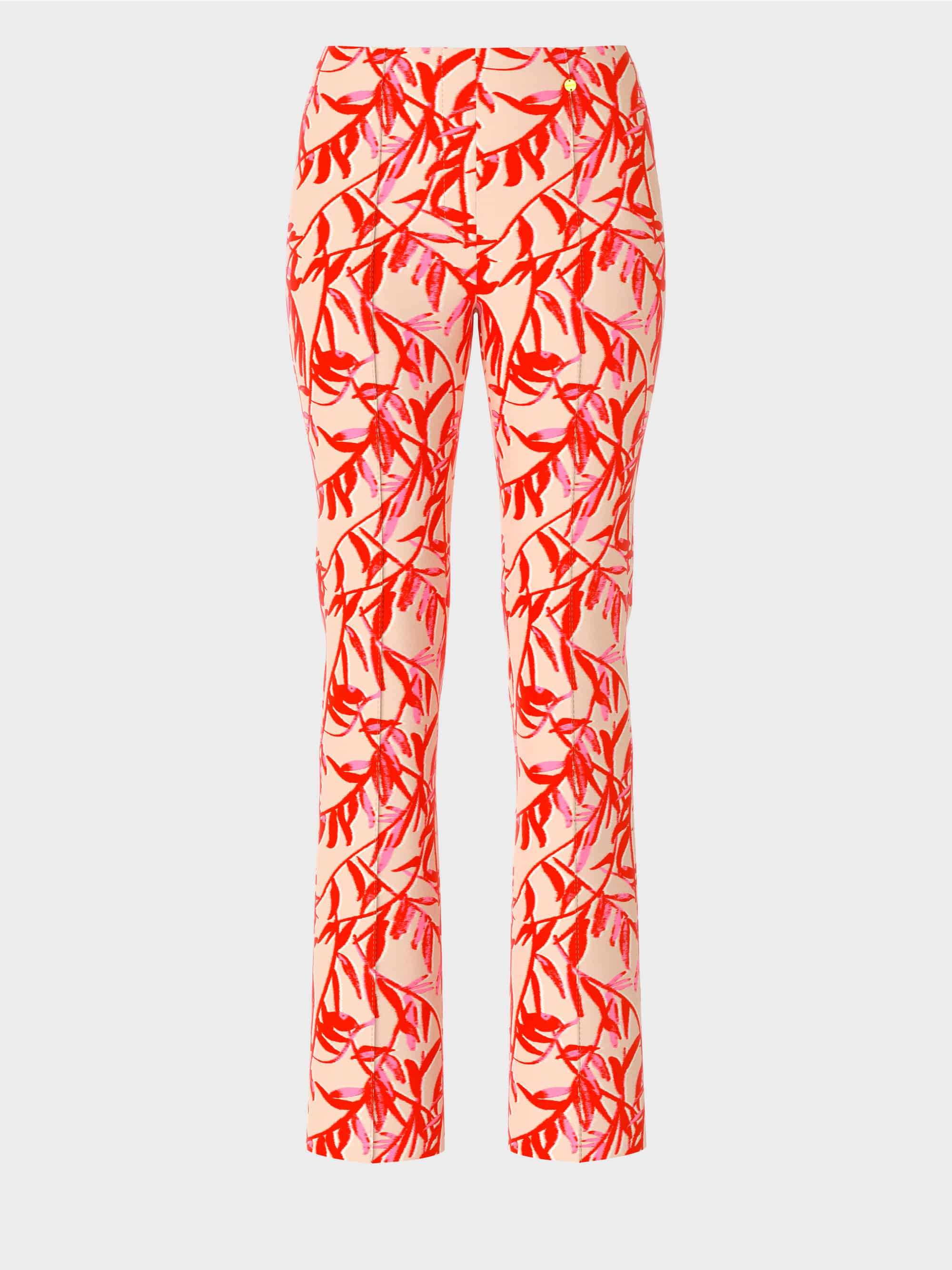 Pants In A Floral Print Marc Cain