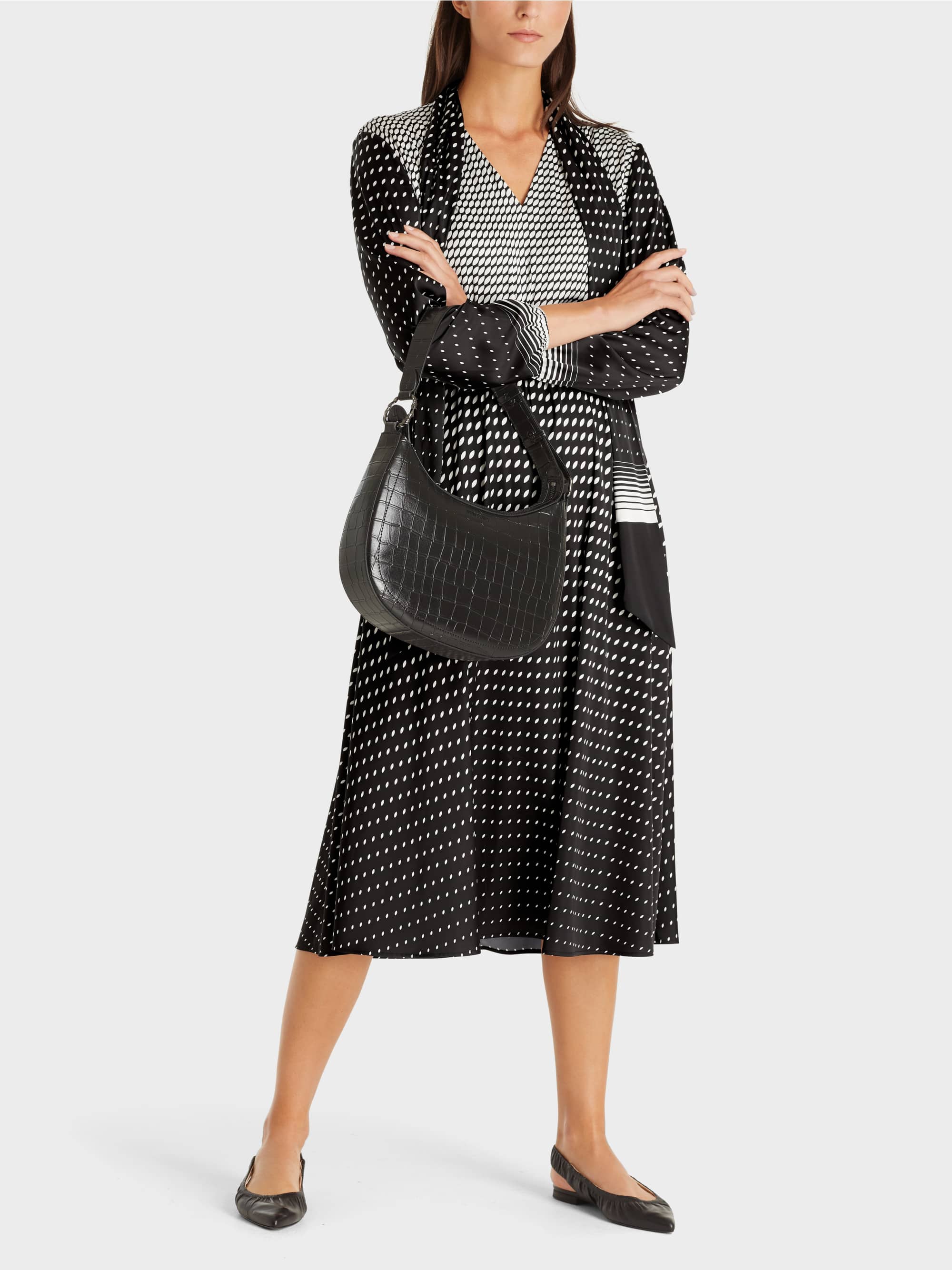 Dress With Pattern Mix Marc Cain