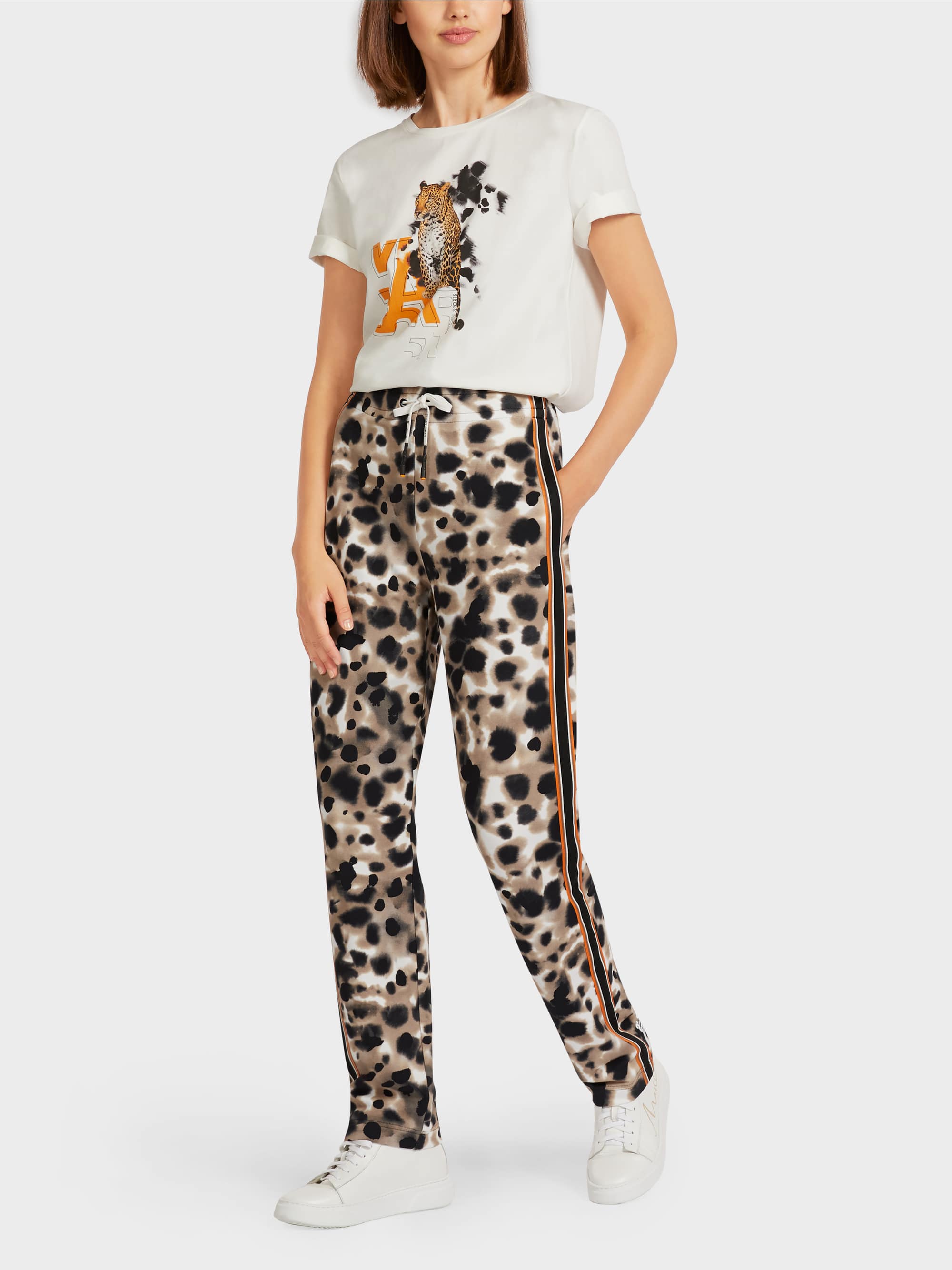 “Rethink Together” Braid Stripe Pants Marc Cain