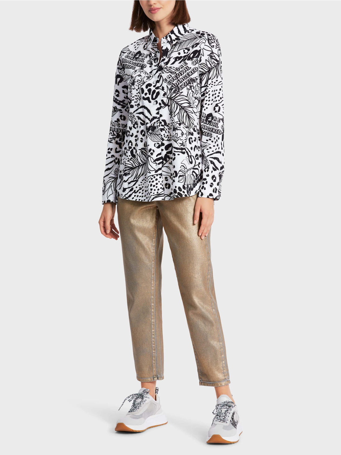 Printed &quot;Rethink TogetherÓ Shirt Blouse_WS 51.04 W06_110_01