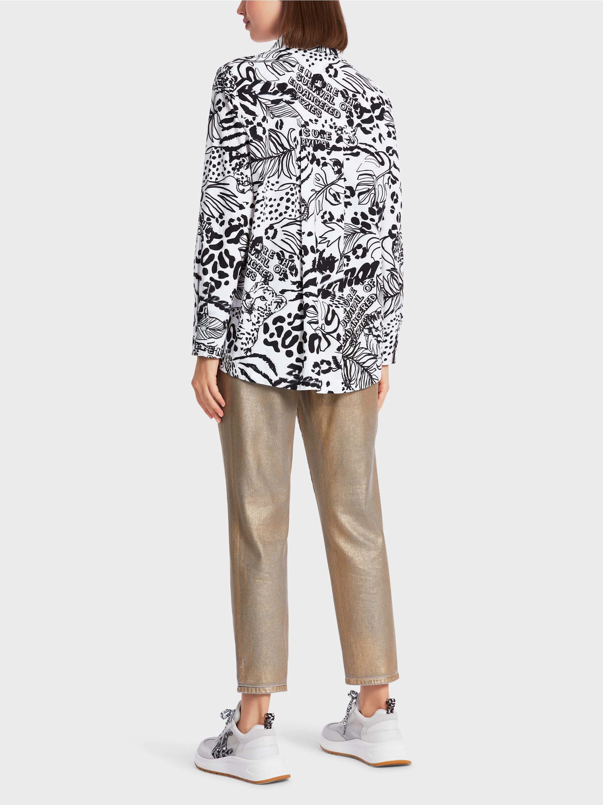 Printed "Rethink TogetherÓ Shirt Blouse_WS 51.04 W06_110_02