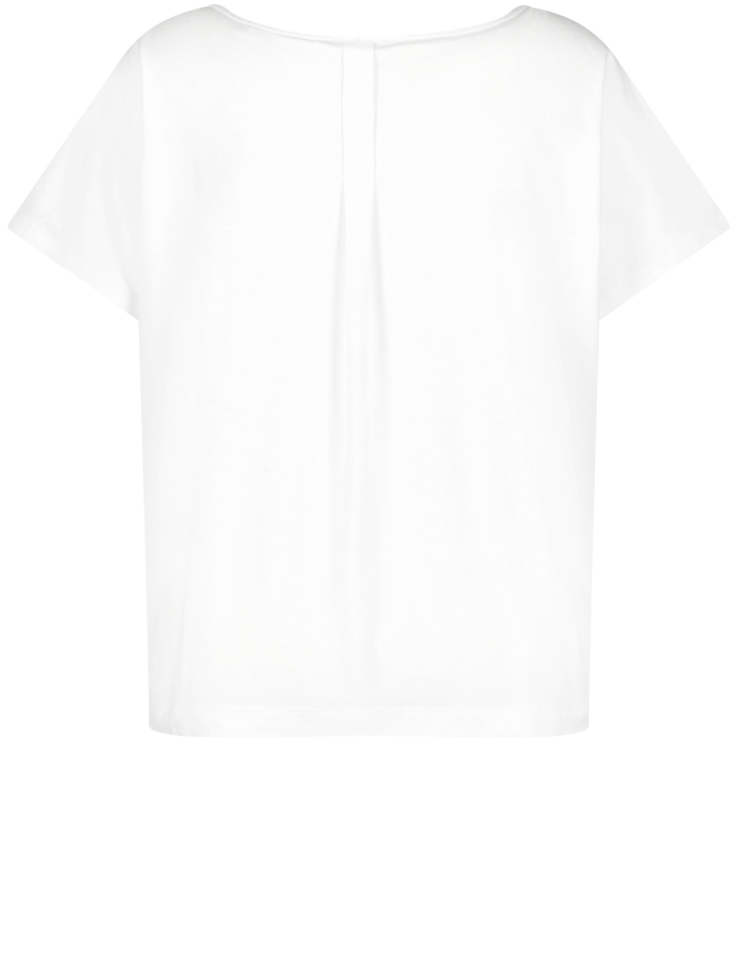 Basic T-Shirt With A Back Pleat