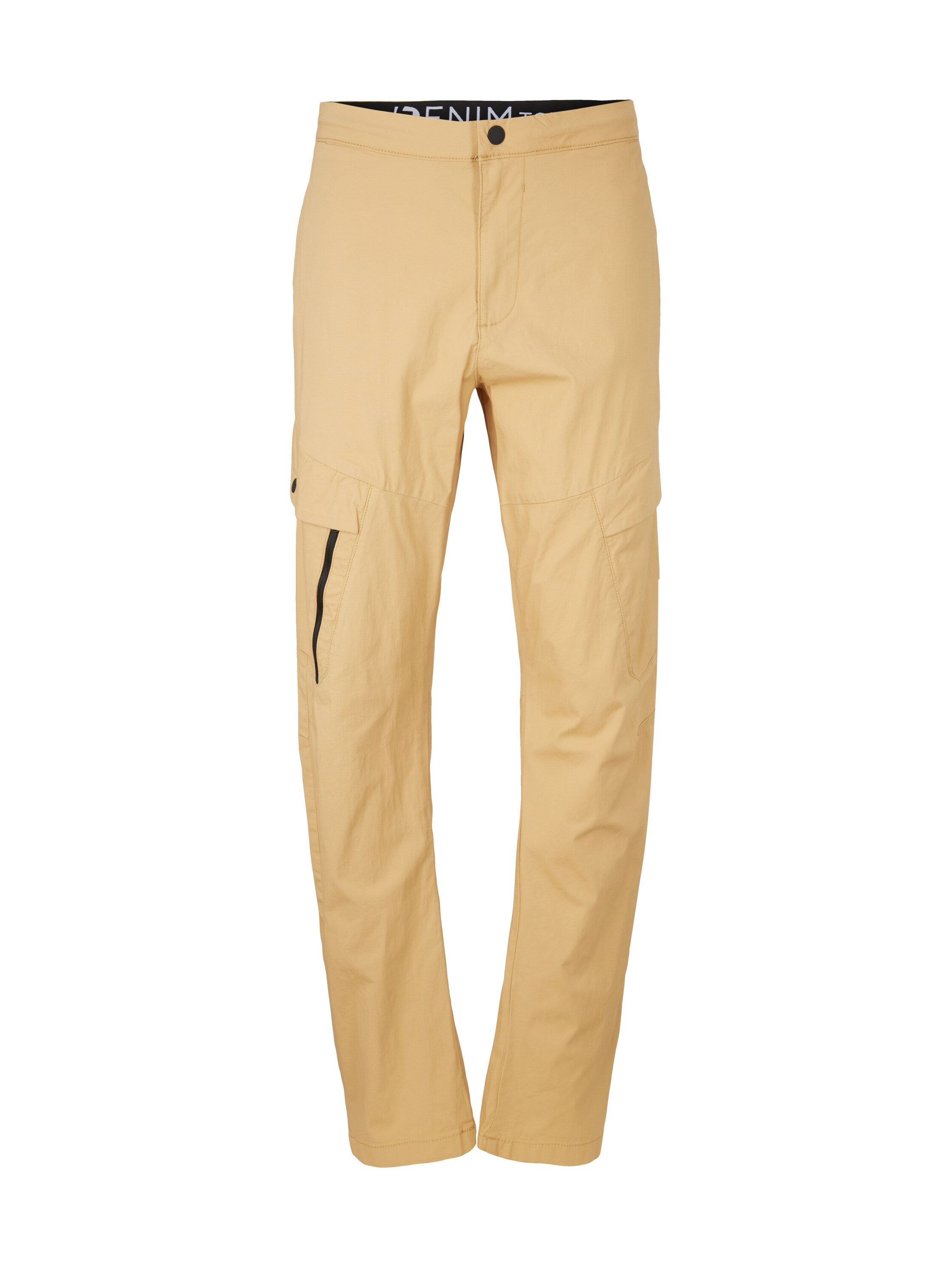Beige Cargo Trousers