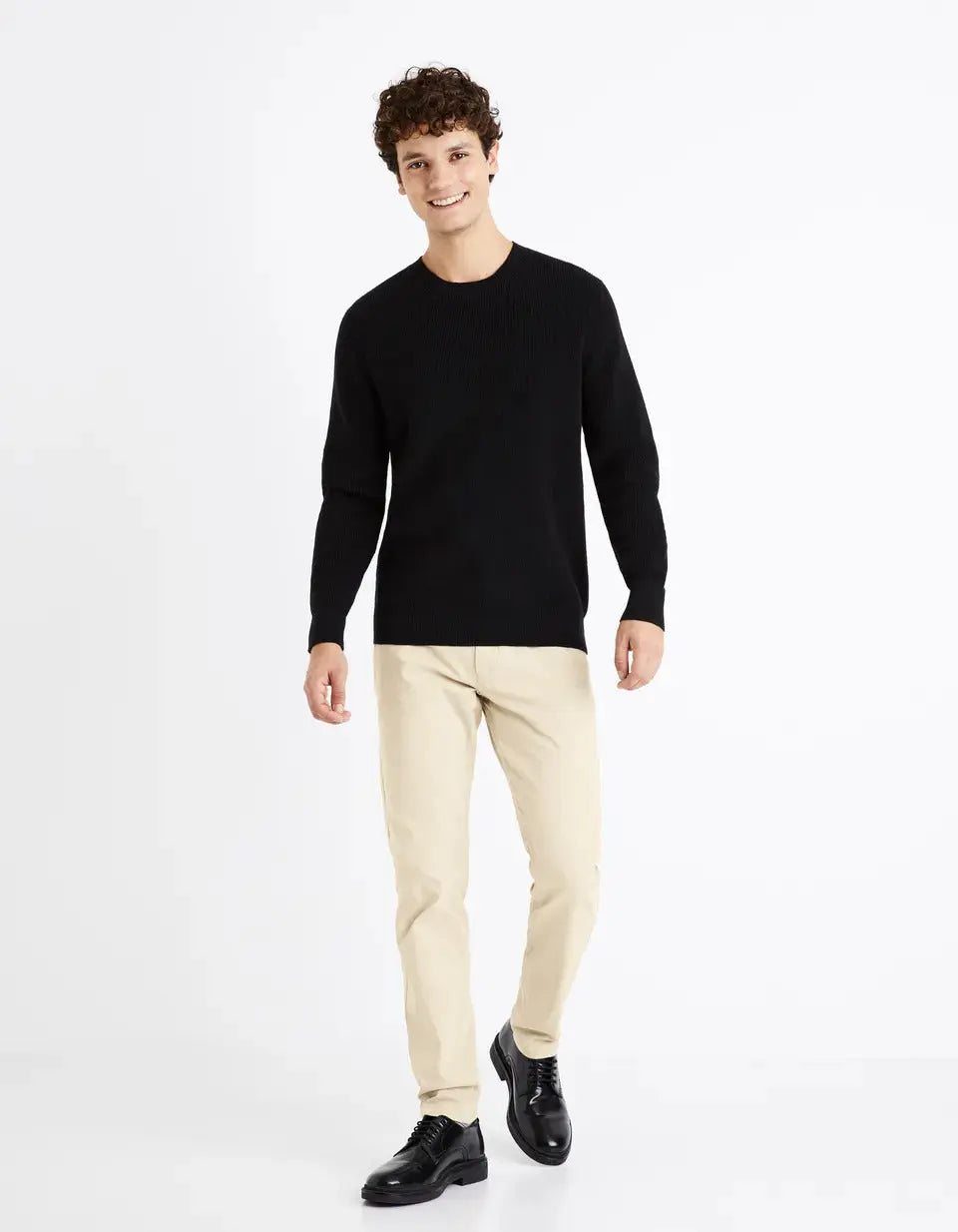 Beige Chino Trousers - BEVAVA