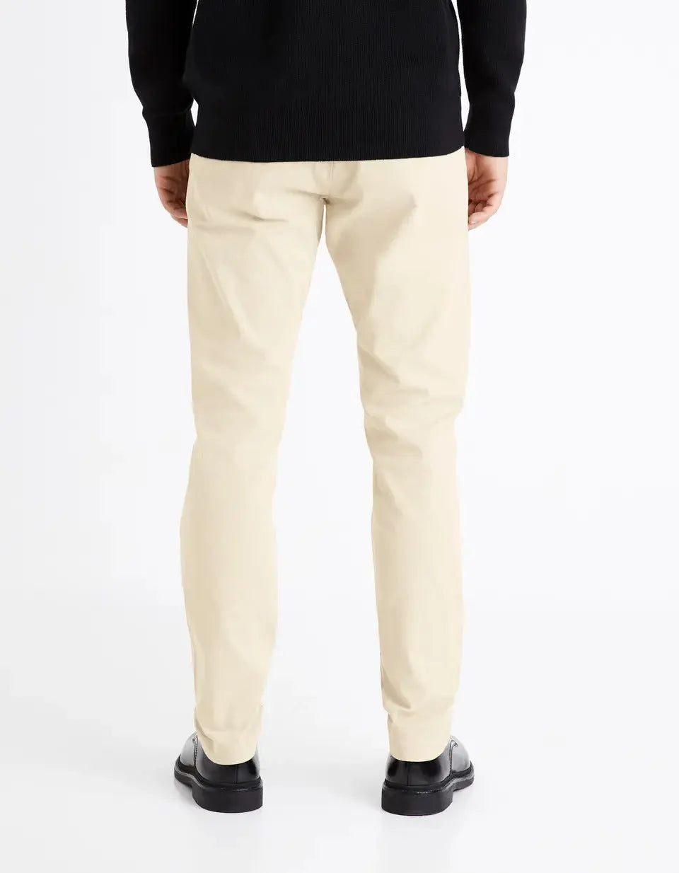 Beige Chino Trousers - BEVAVA