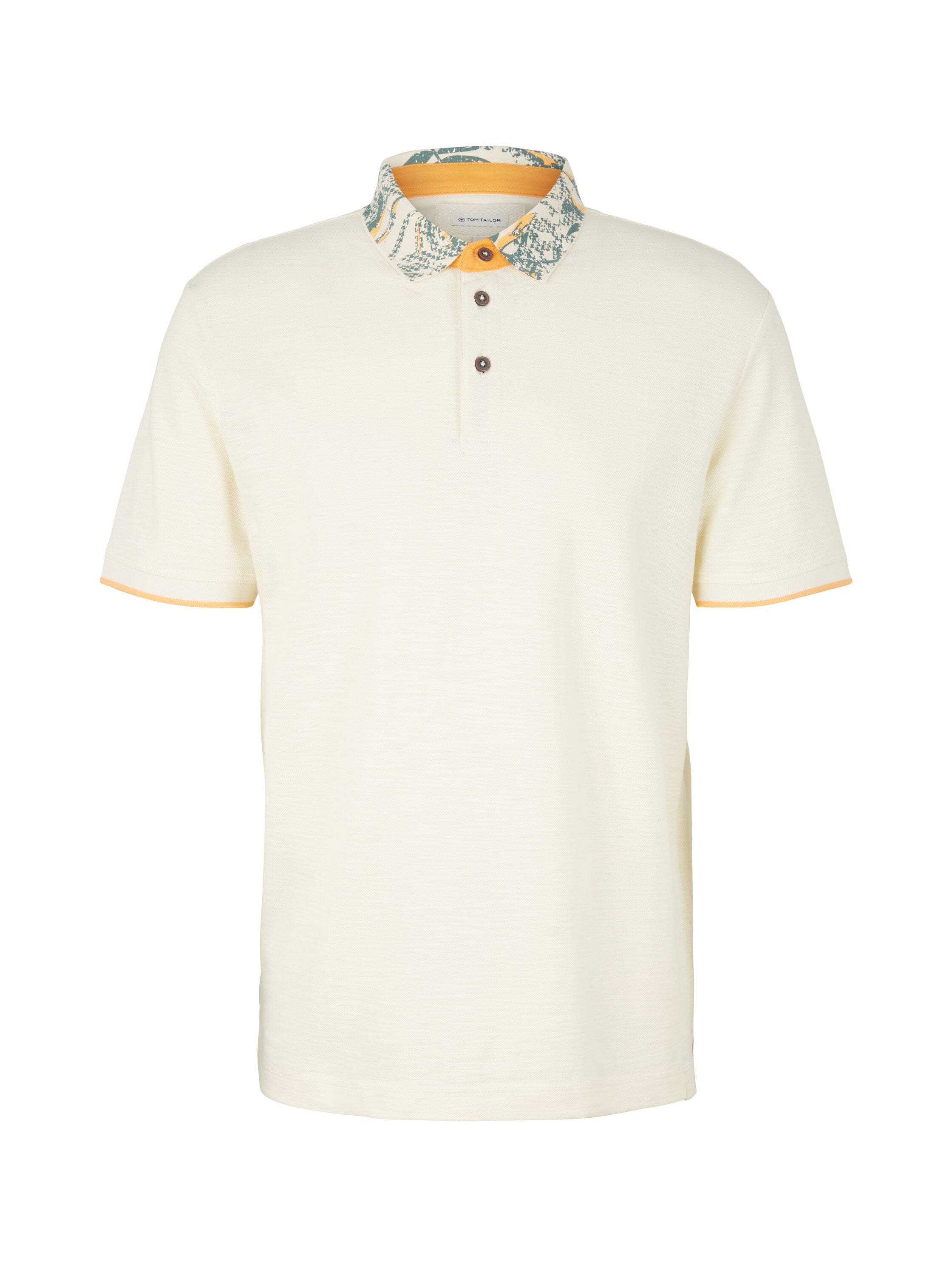 Beige Short Sleeve Polo Shirt