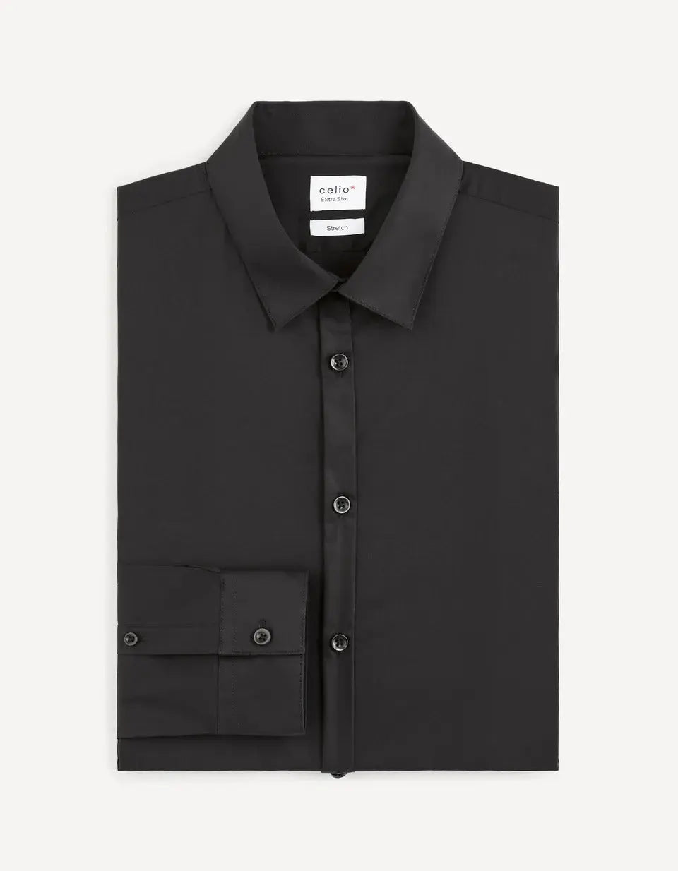 Black Long Sleeve Shirt - BEVAVA