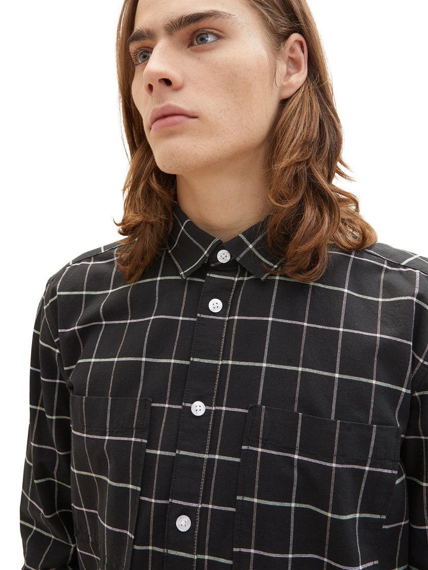 Black Striped Long Sleeve Shirt Tom Tailor