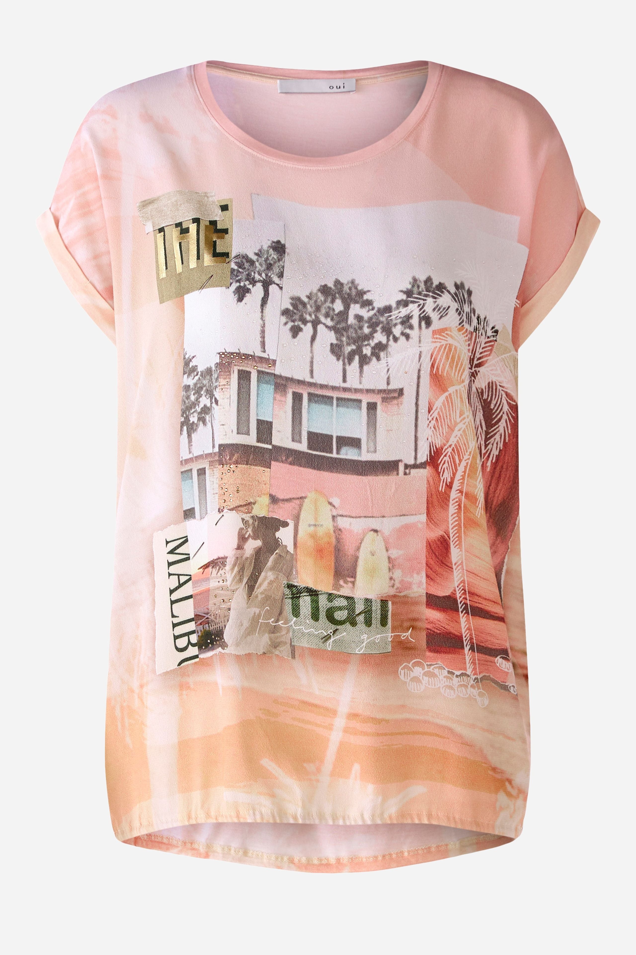 Blouse Shirt With Print - BEVAVA