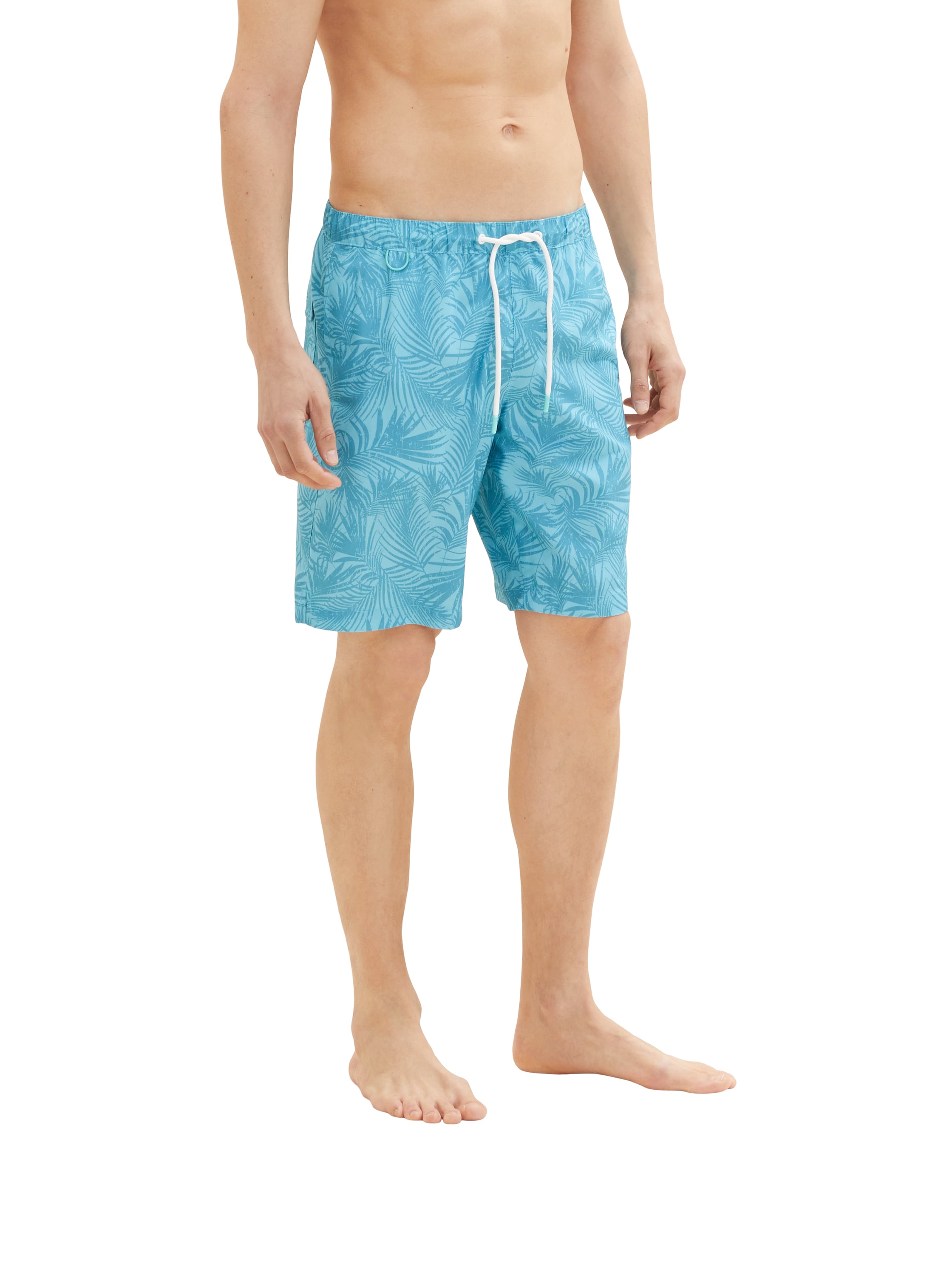 Blue All-Over Print Swimming Trunks - BEVAVA