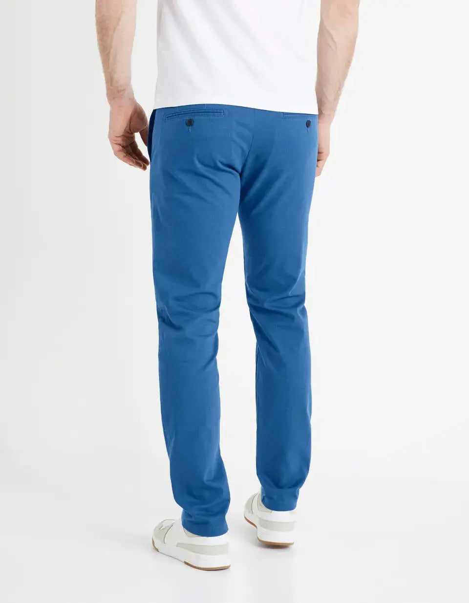 Blue Chino Trousers - BEVAVA