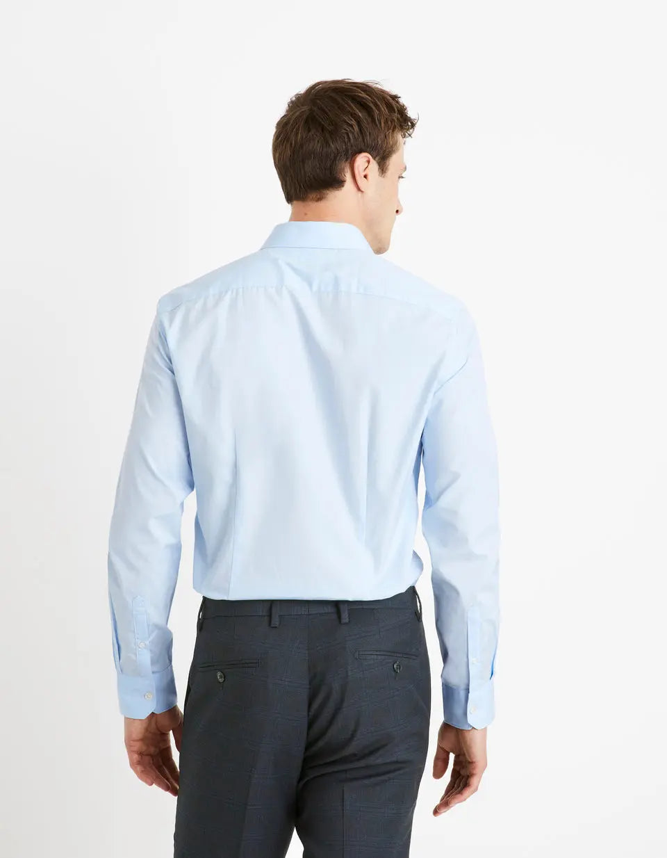 Blue Long Sleeve Shirt - BEVAVA