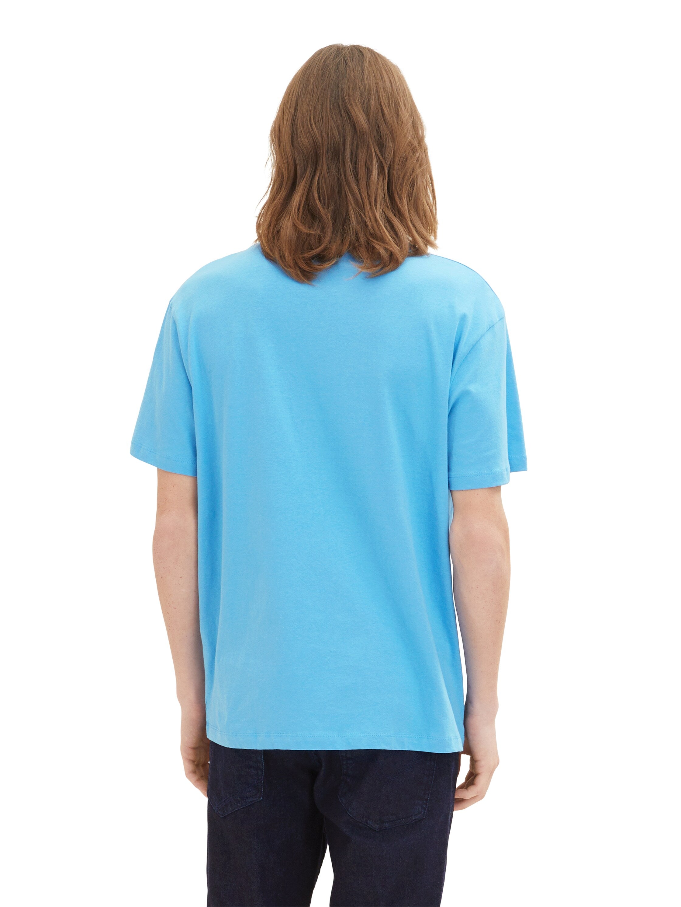 Blue Short Sleeve Graphic T-Shirt - BEVAVA